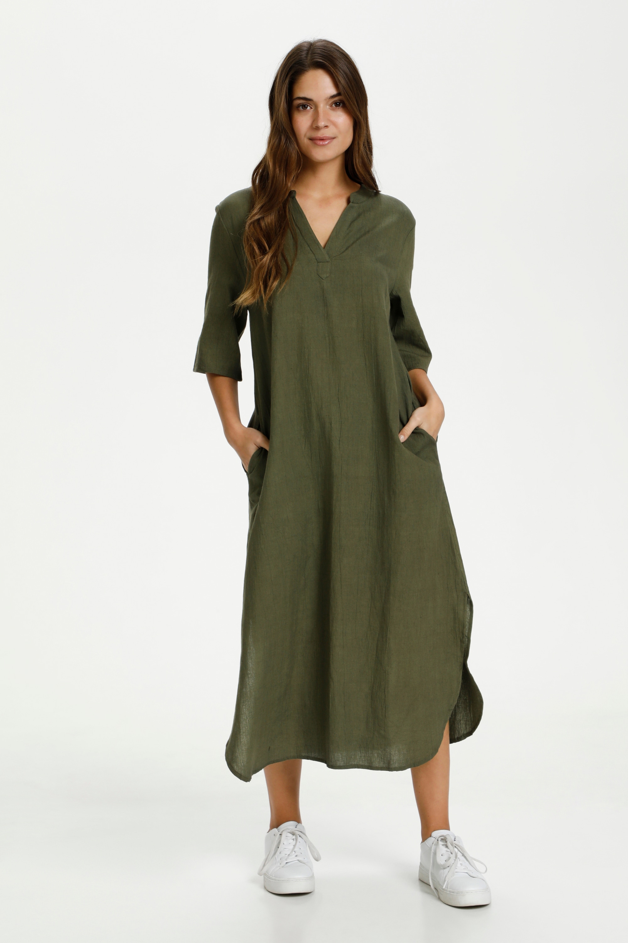 KAFFE Midikleid »Kleid BPkaisey«