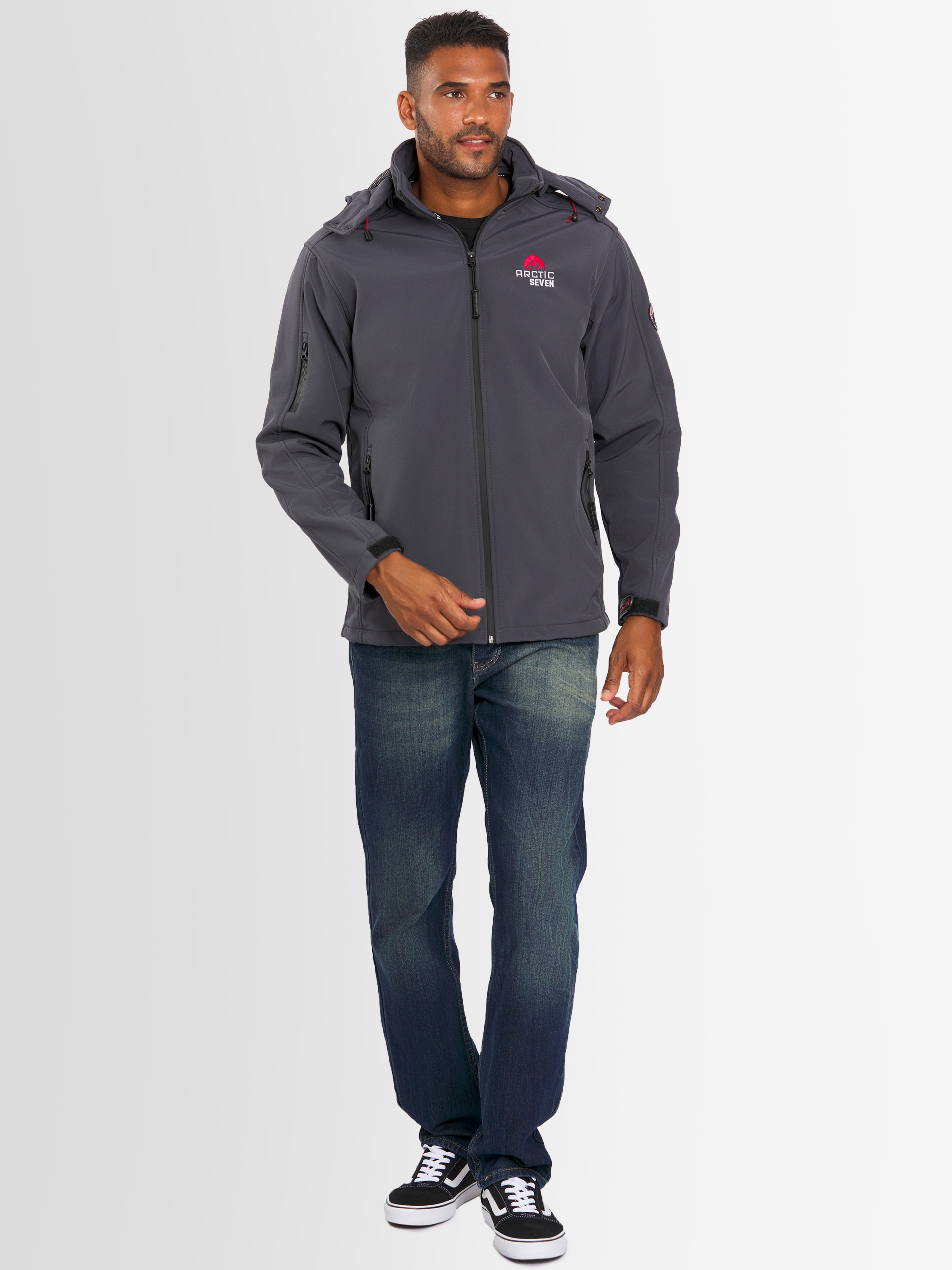 Softshelljacke »Arctic Seven Herren Softshell Jacke AS087«