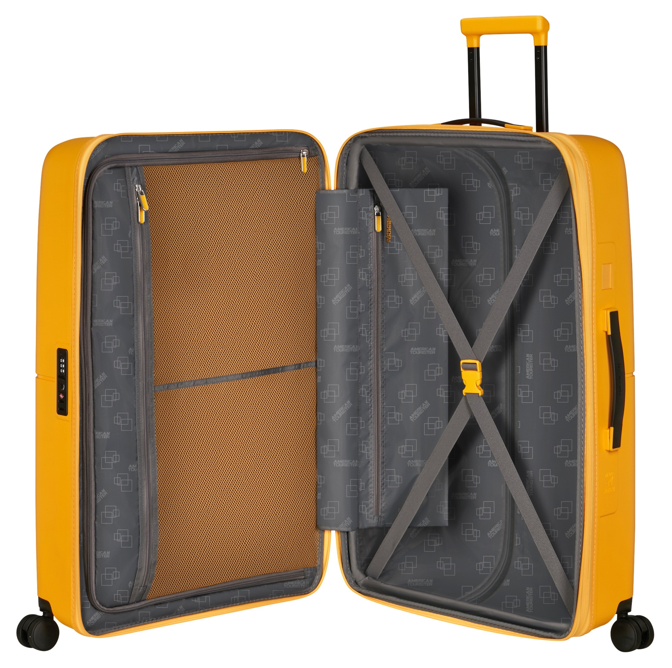 American Tourister® Hartschalen-Trolley »DASHPOP 77«, 4 Rollen, Koffer groß Reisekoffer TSA-Zahlenschloss Aufgabegepäck