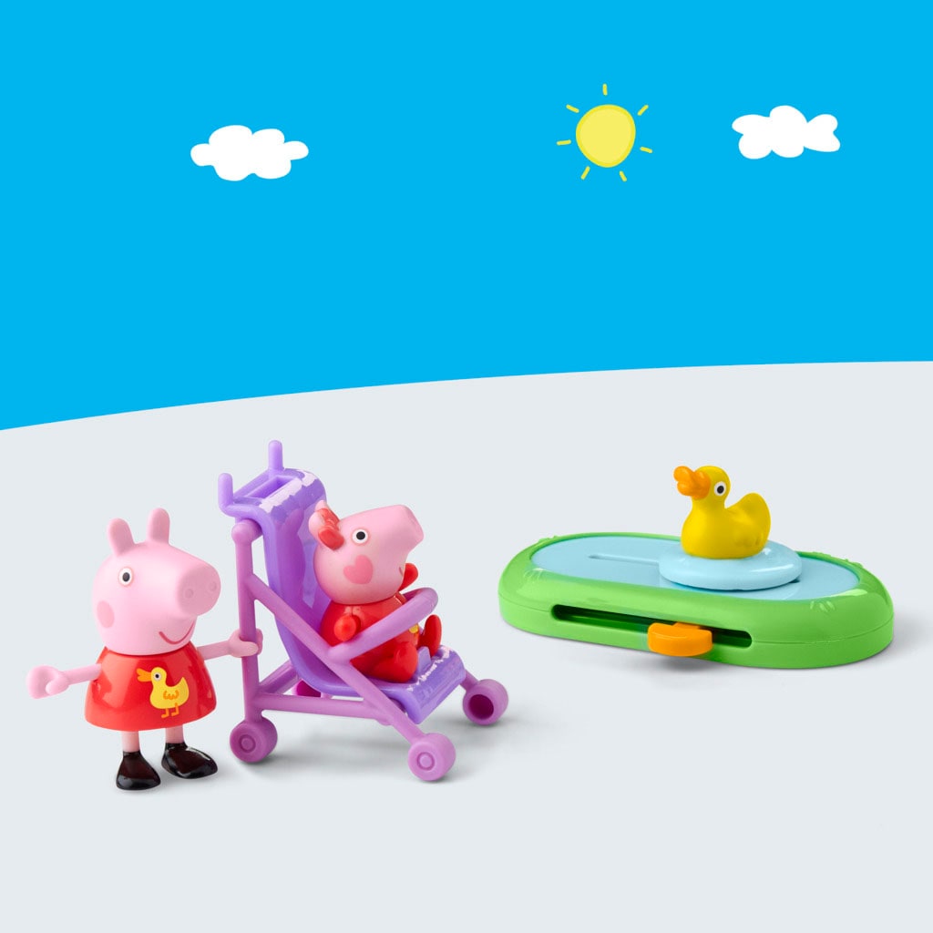Hasbro Spielwelt »Peppa Pig Peppa und Evies Spielpark«