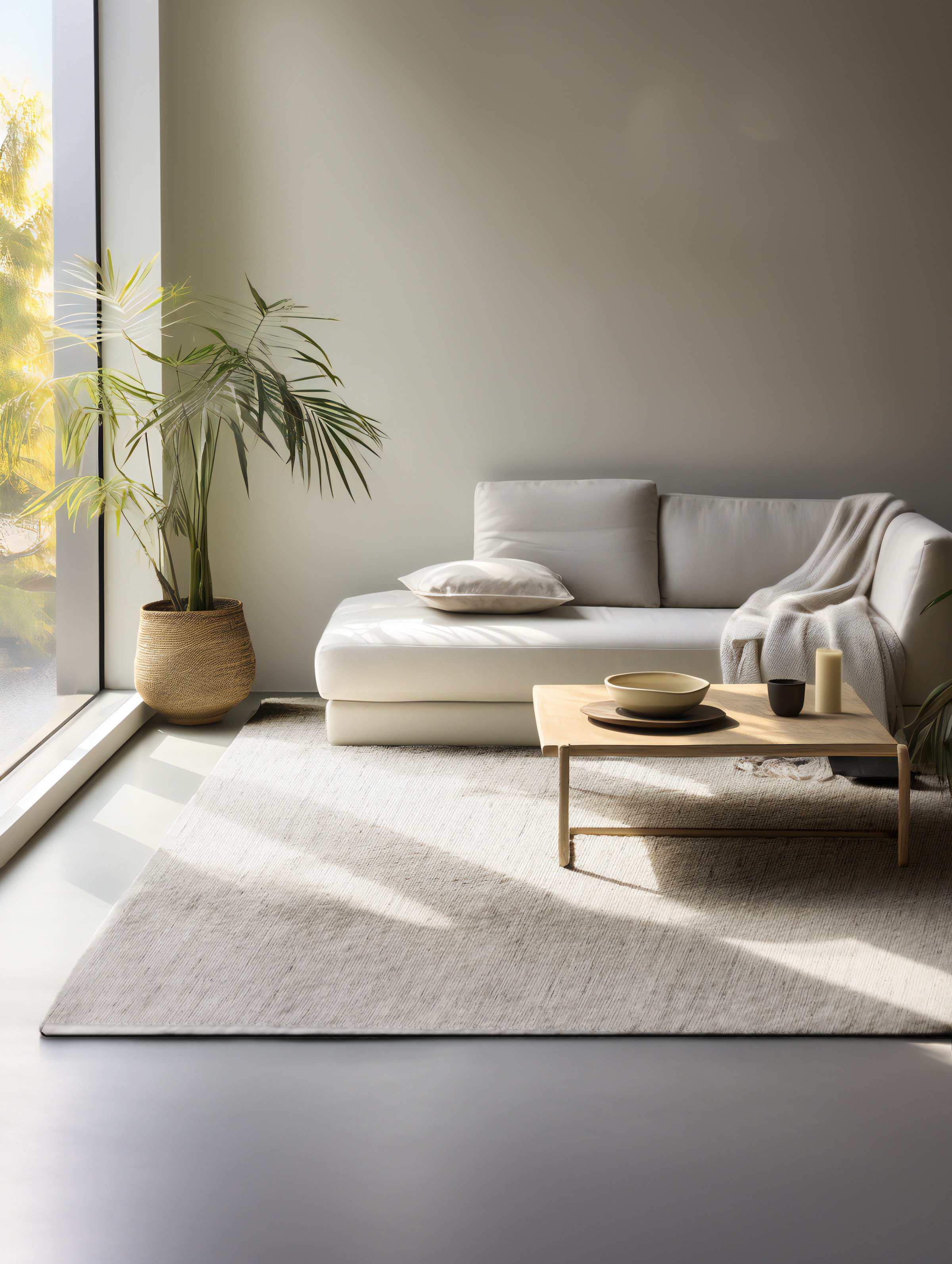 HANSE Home Teppich »Dhaka Juteteppich«, rechteckig, 5 mm Höhe, Läufer, handgewebt, Jute, Wolle, Natur, Wohnzimmer, Flur, Klassisch