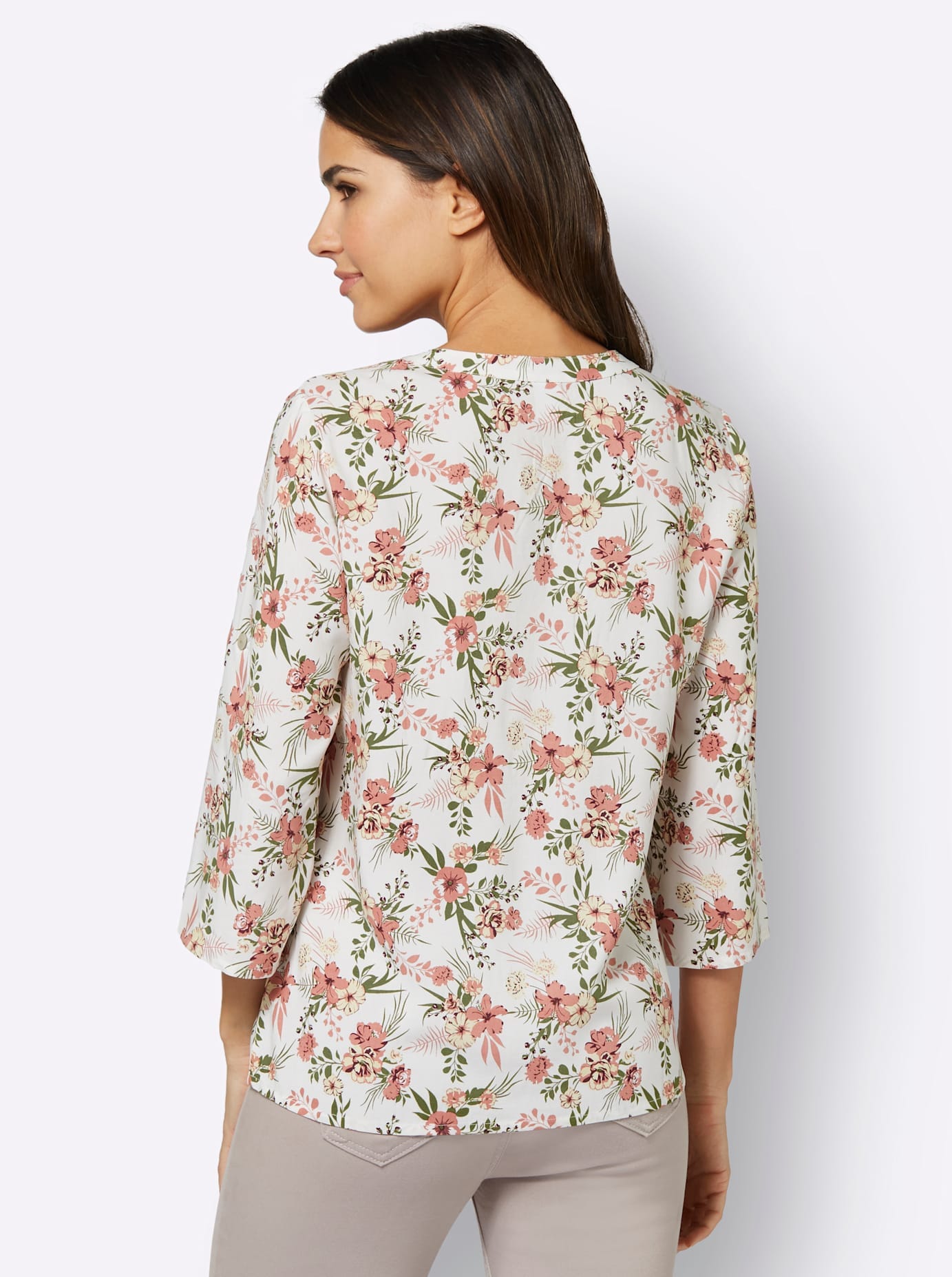 Classic Basics Druckbluse
