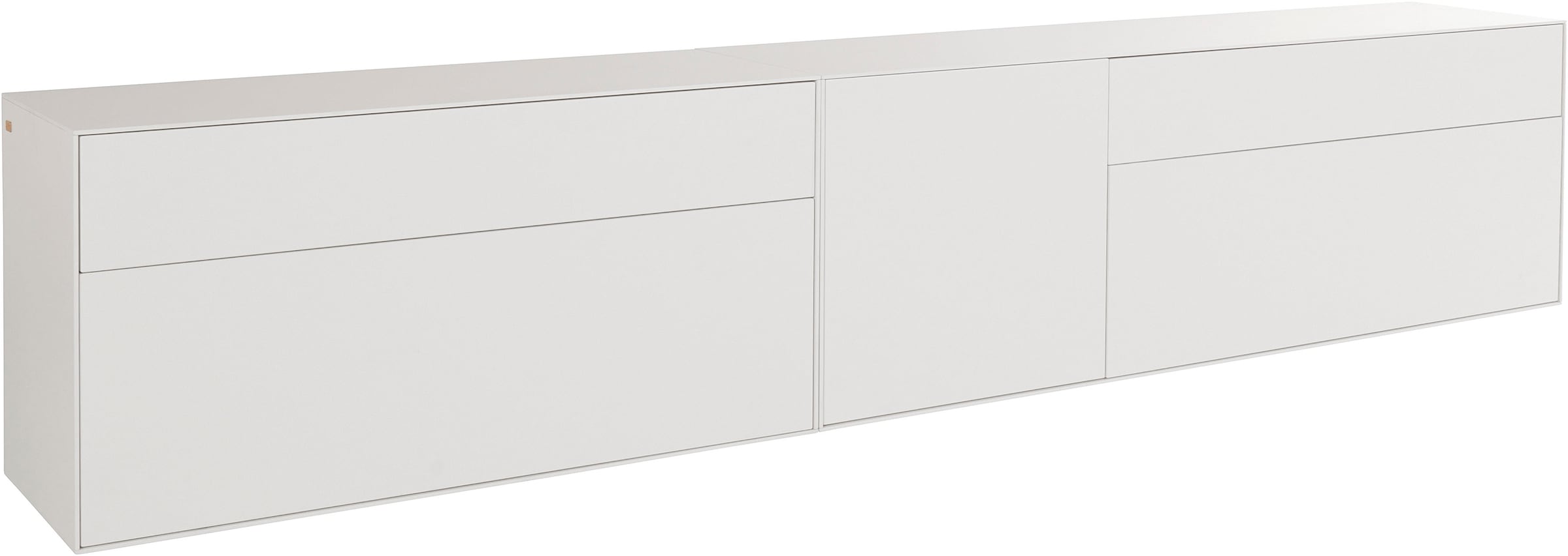 LeGer Home by Lena Gercke Lowboard »Essentials«, (2 St.), Breite: 279cm, MDF lackiert, Push-to-open-Funktion