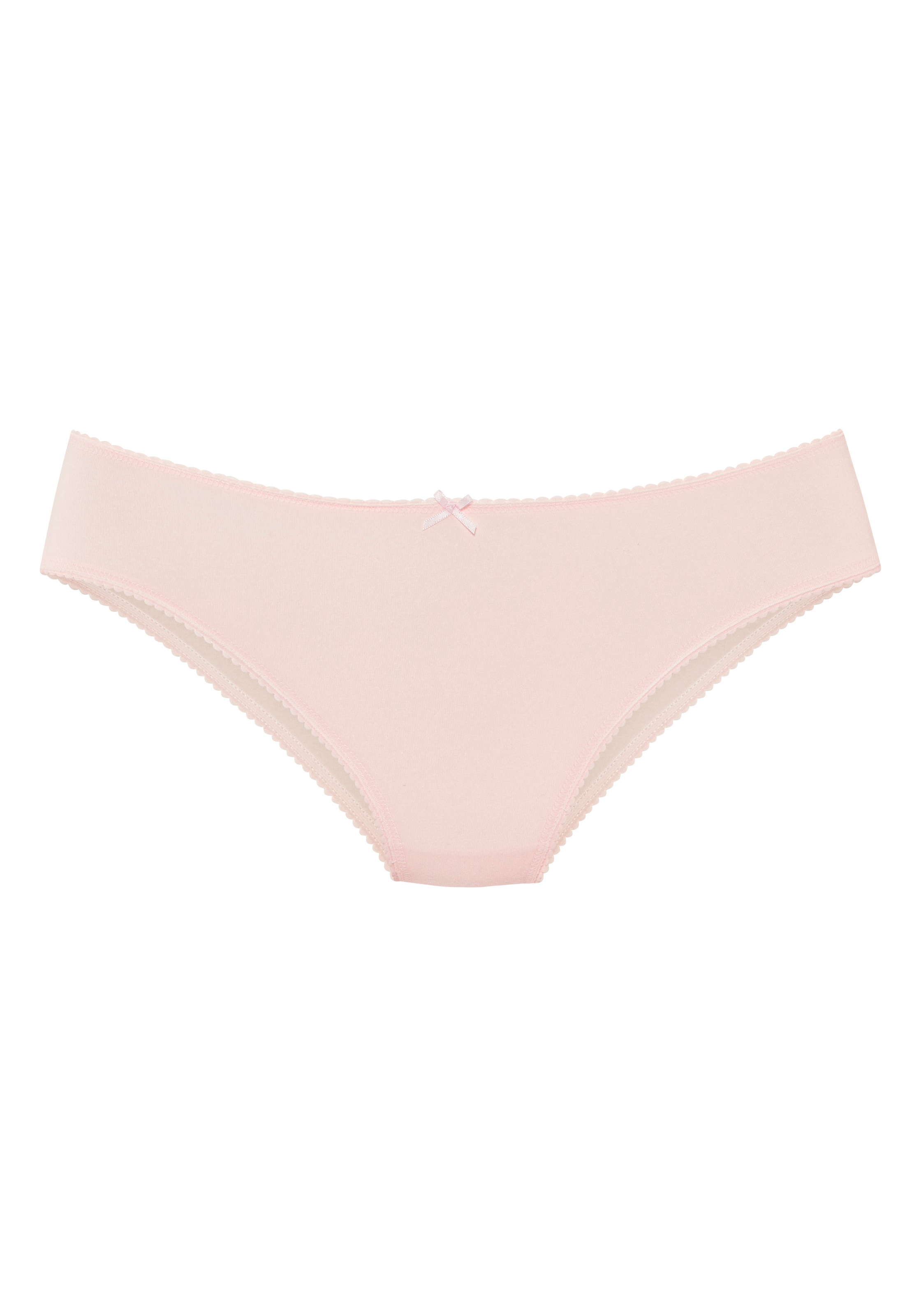 Vivance Jazz-Pants Slips 5er Pack,  mit kleiner Häkelkante, weiche Baumwollmischung
