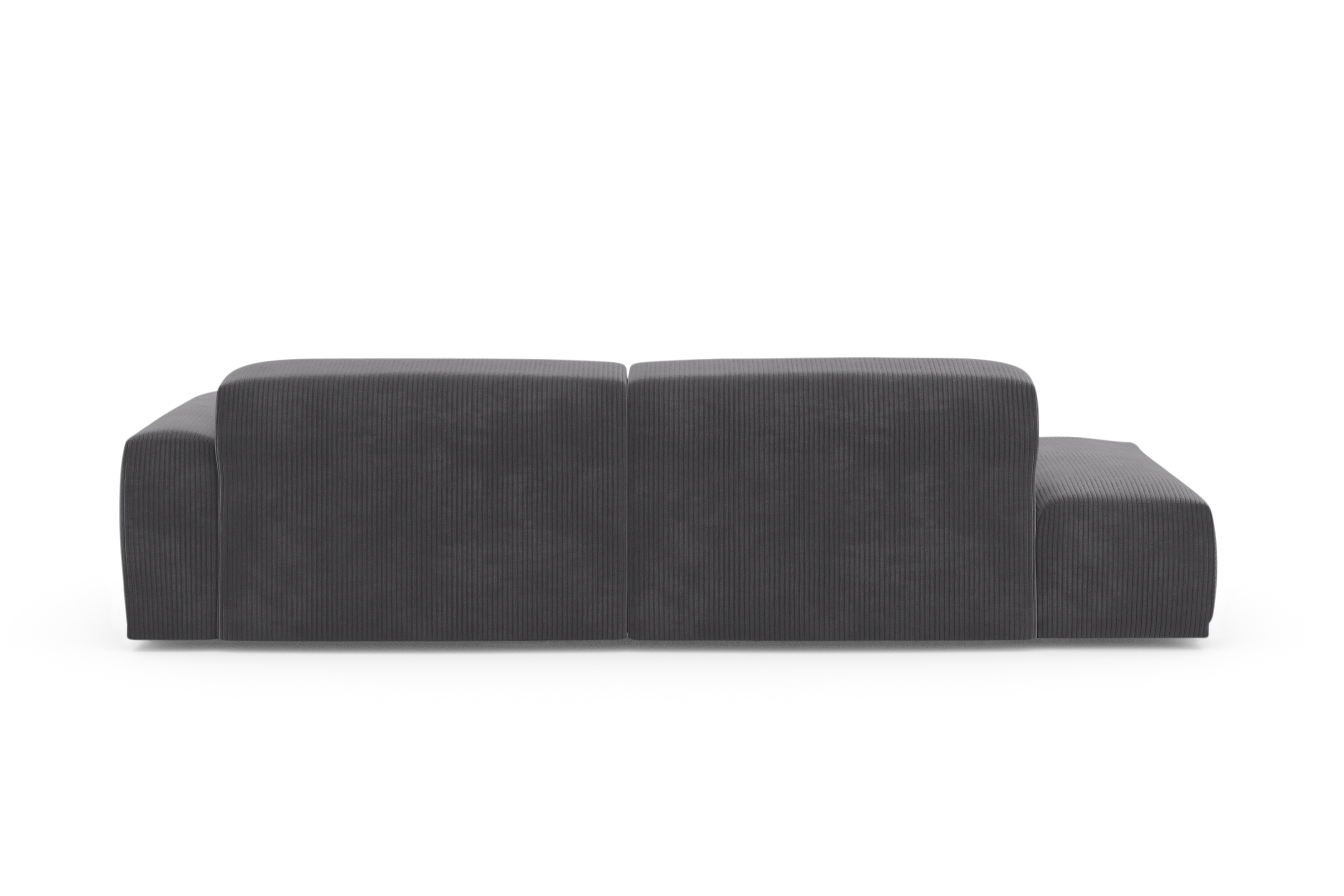 TRENDMANUFAKTUR Ecksofa »Braga, mit hochwertigem Kaltschaum, L-Form, in Cord erhältlich« modernes Sofa, Couch mit hohem Sitzkomfort, 275/72/160 cm (B/H/T)