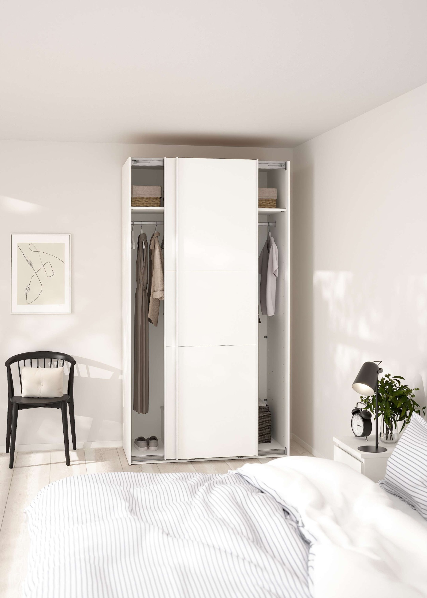 Home affaire Schwebetürenschrank »Como, Kleiderschrank, Schlafzimmerschrank«