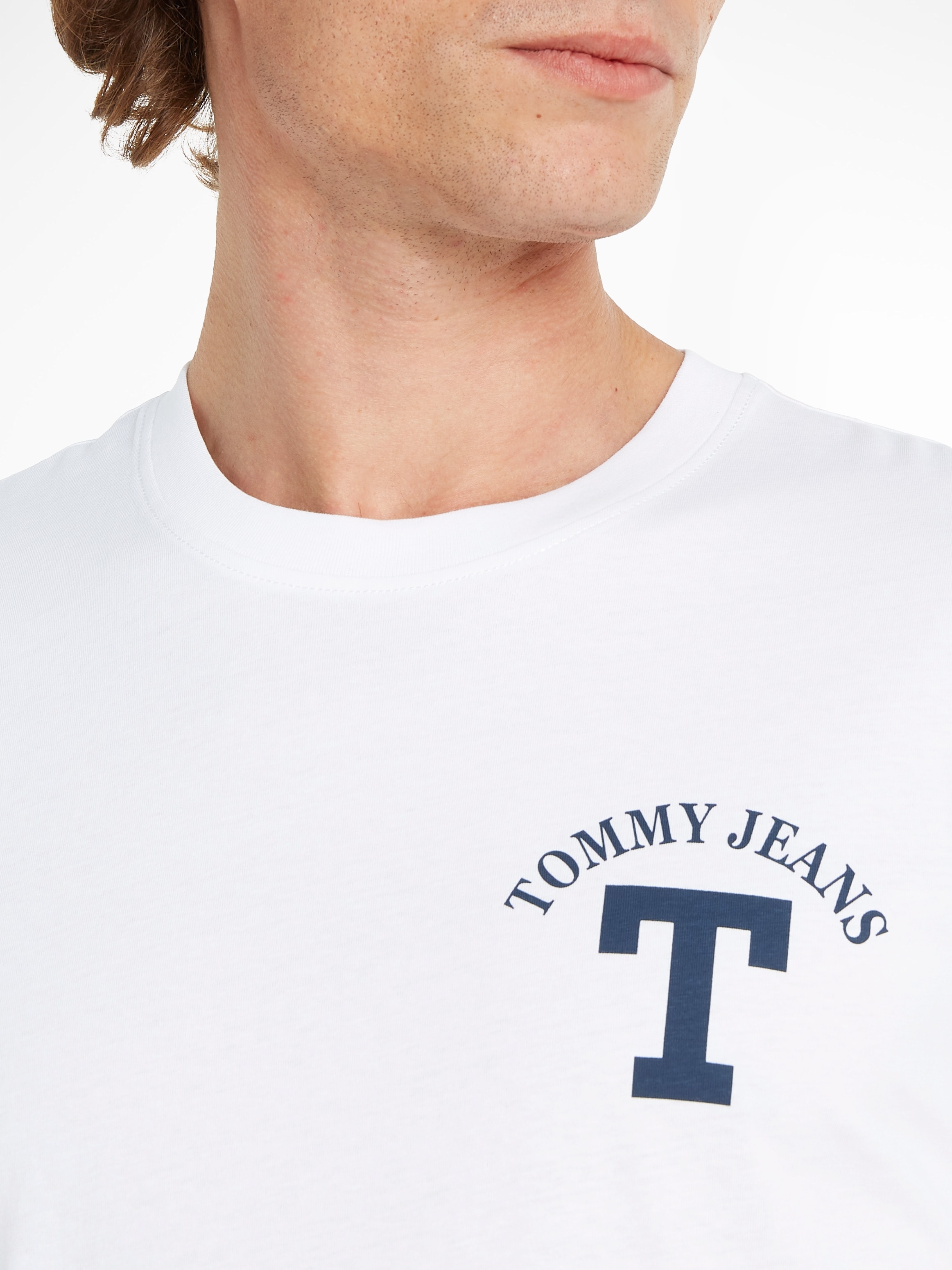 Tommy Jeans T-Shirt »TJM REG CURVED LETTERMAN TEE«