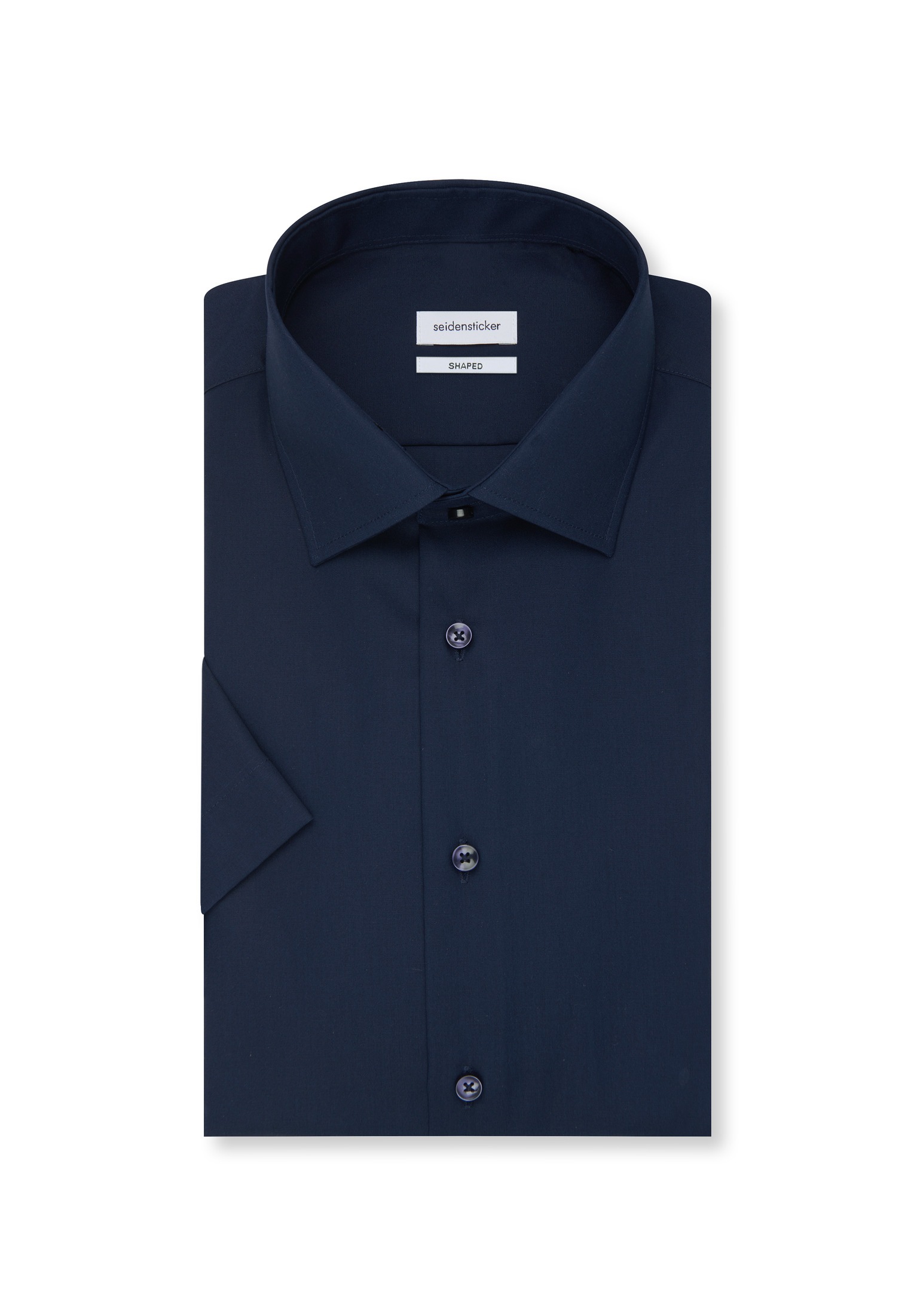 seidensticker Businesshemd »Schwarze Rose« Shaped 1/2 Kentkragen Uni