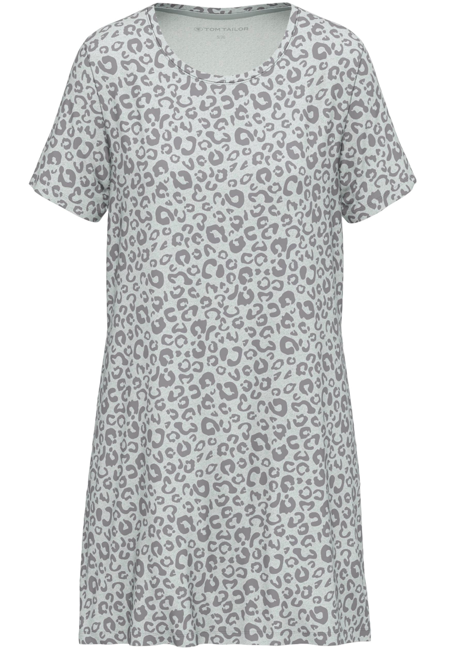TOM TAILOR Nachthemd, mit trendy Animal-Print
