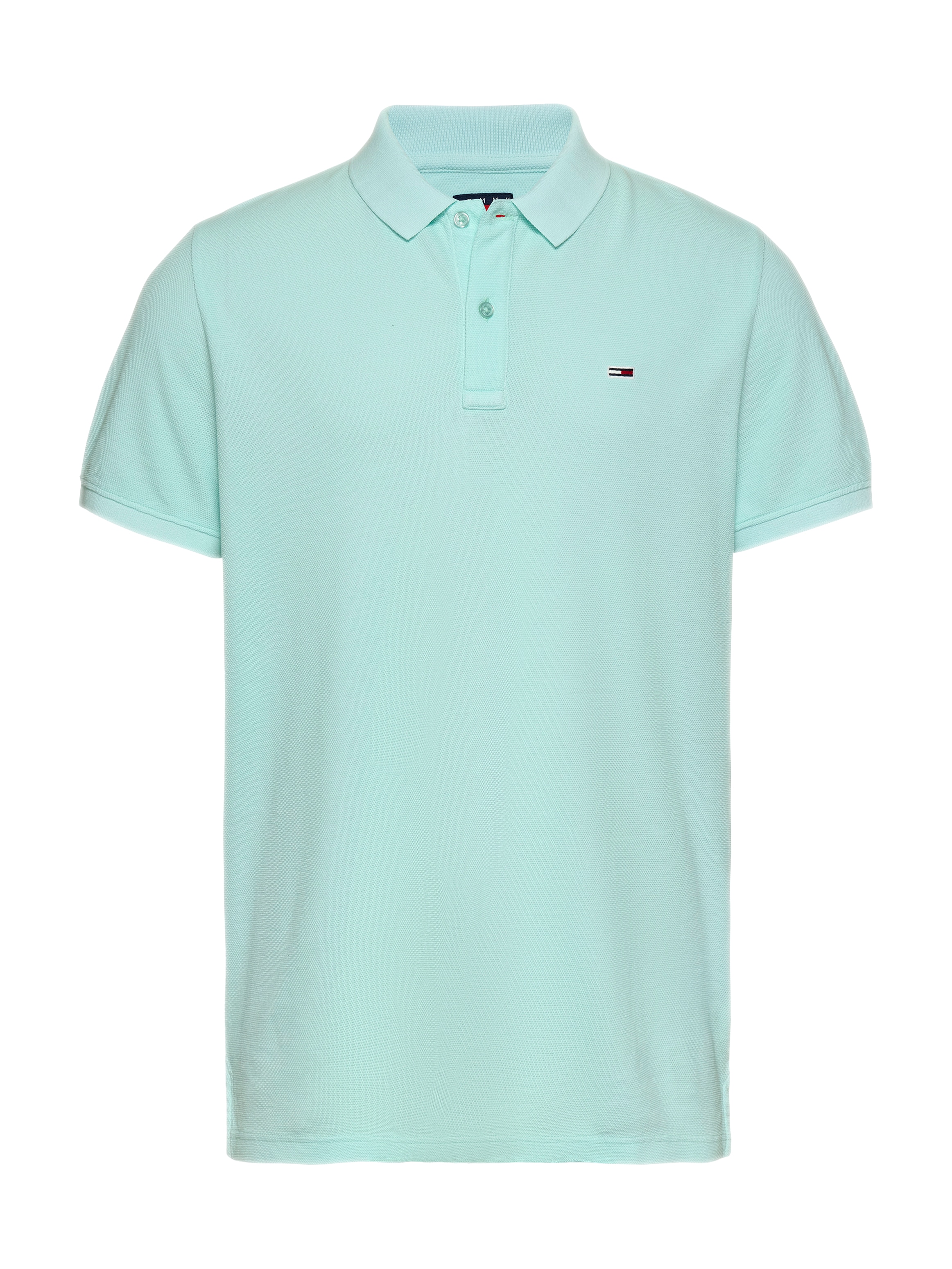 Tommy Jeans Poloshirt »TJM SLIM ESSENTIAL GD POLO SS«, mit Logostickerei