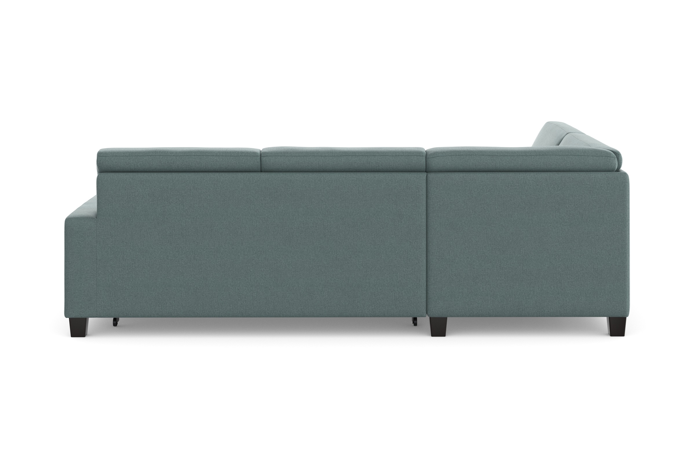 DOMO collection Ecksofa »Florentina zeitlos und elegant, Sitznähte als Designelement, L-Form«, wahlweise mit Bettfunktion, mit Kontrastnaht, Komfortsitzhöhe 47cm