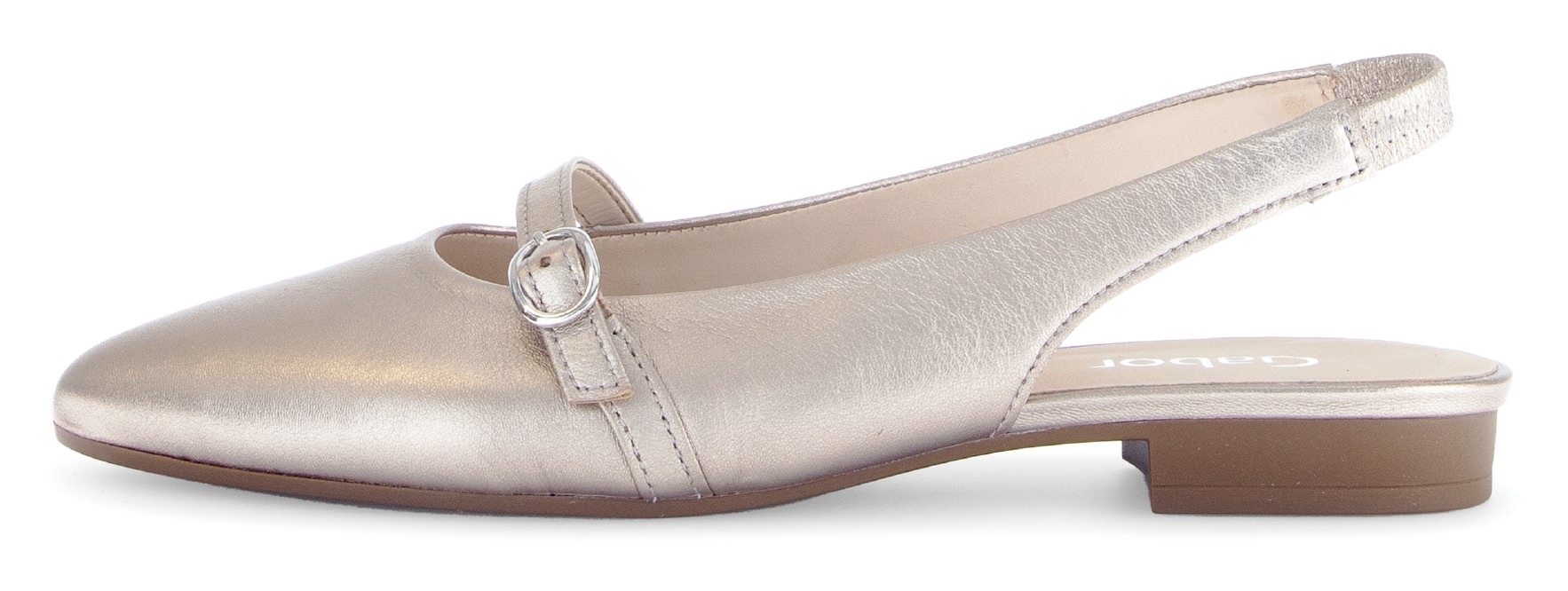Gabor Slingpumps, Blockabsatz, Abendschuh, Businessschuh, elastisches Fersenriemchen
