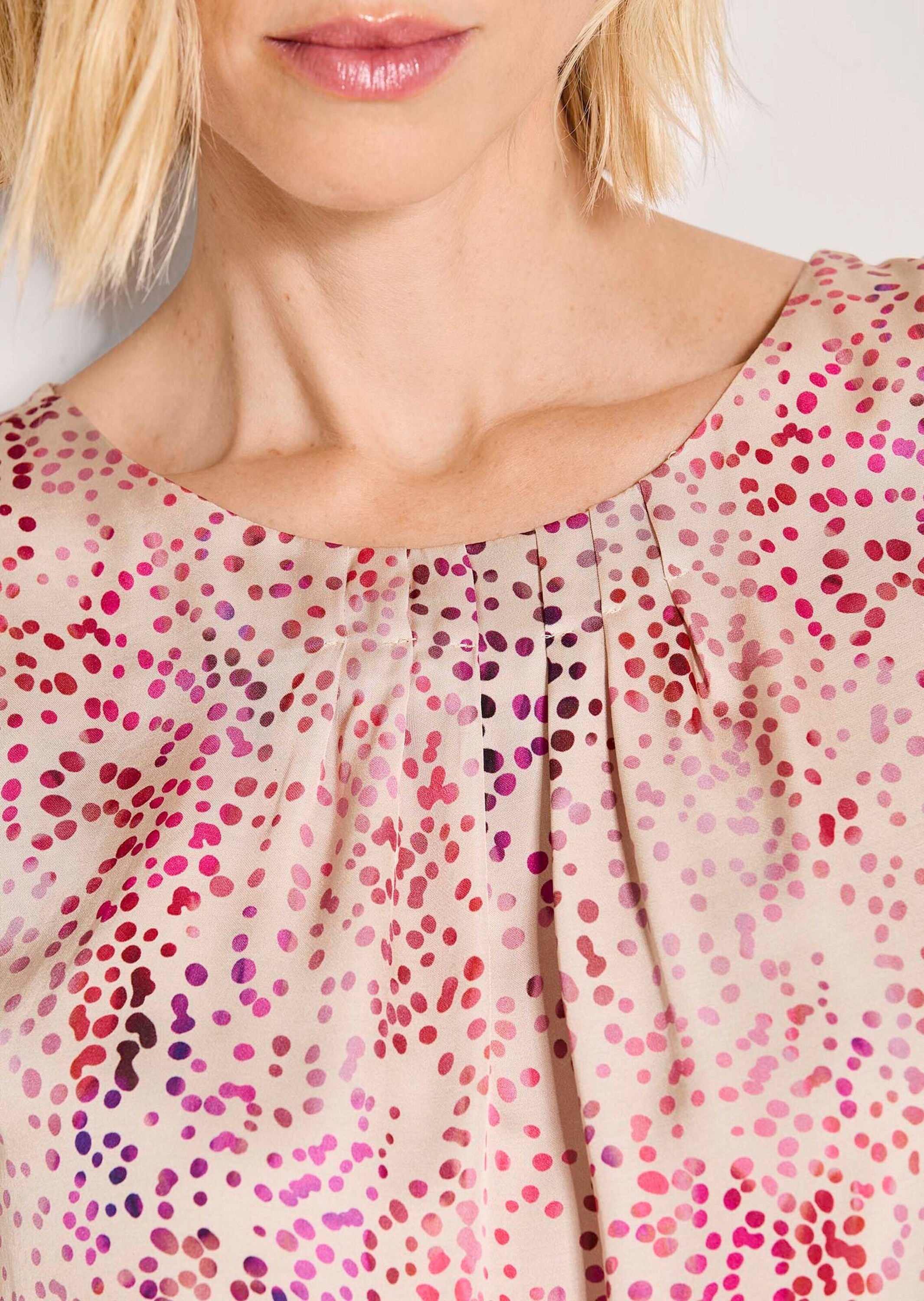 MADELEINE Shirtbluse »Blusenshirt Druckbluse mit Tupfenmuster«