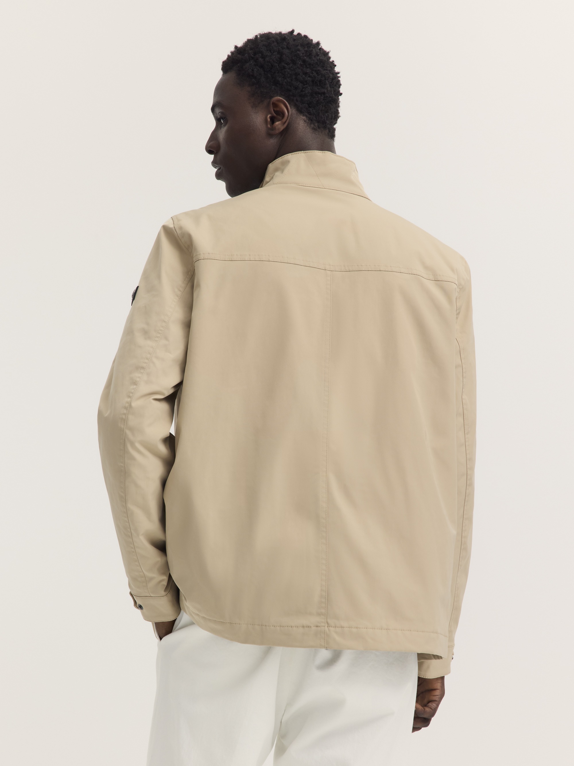 bugatti Kurzjacke »Natural Oxford« wasserabweisend mit Cord-Details
