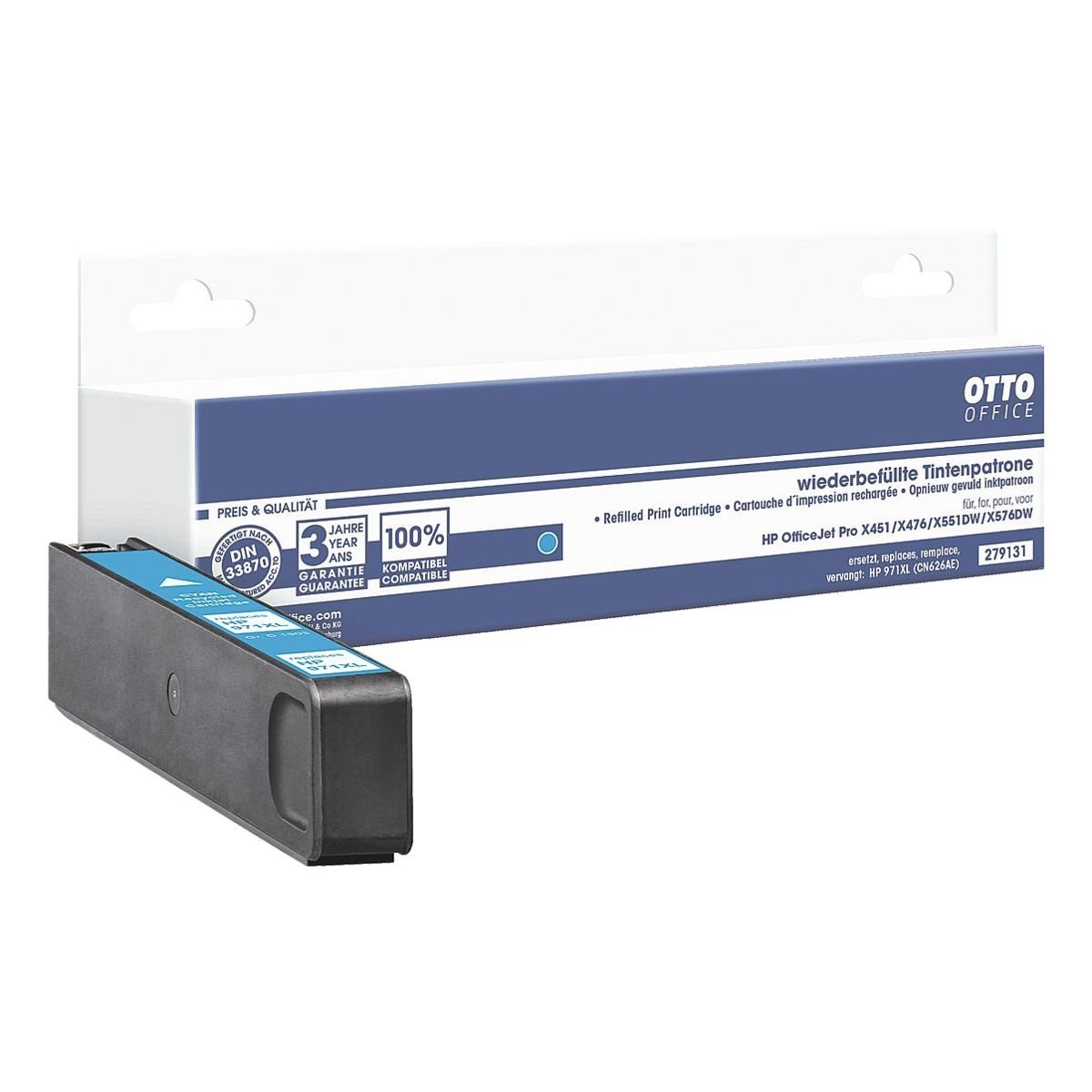 Otto Office Tintenpatrone ersetzt HP Nr. 970XL blau