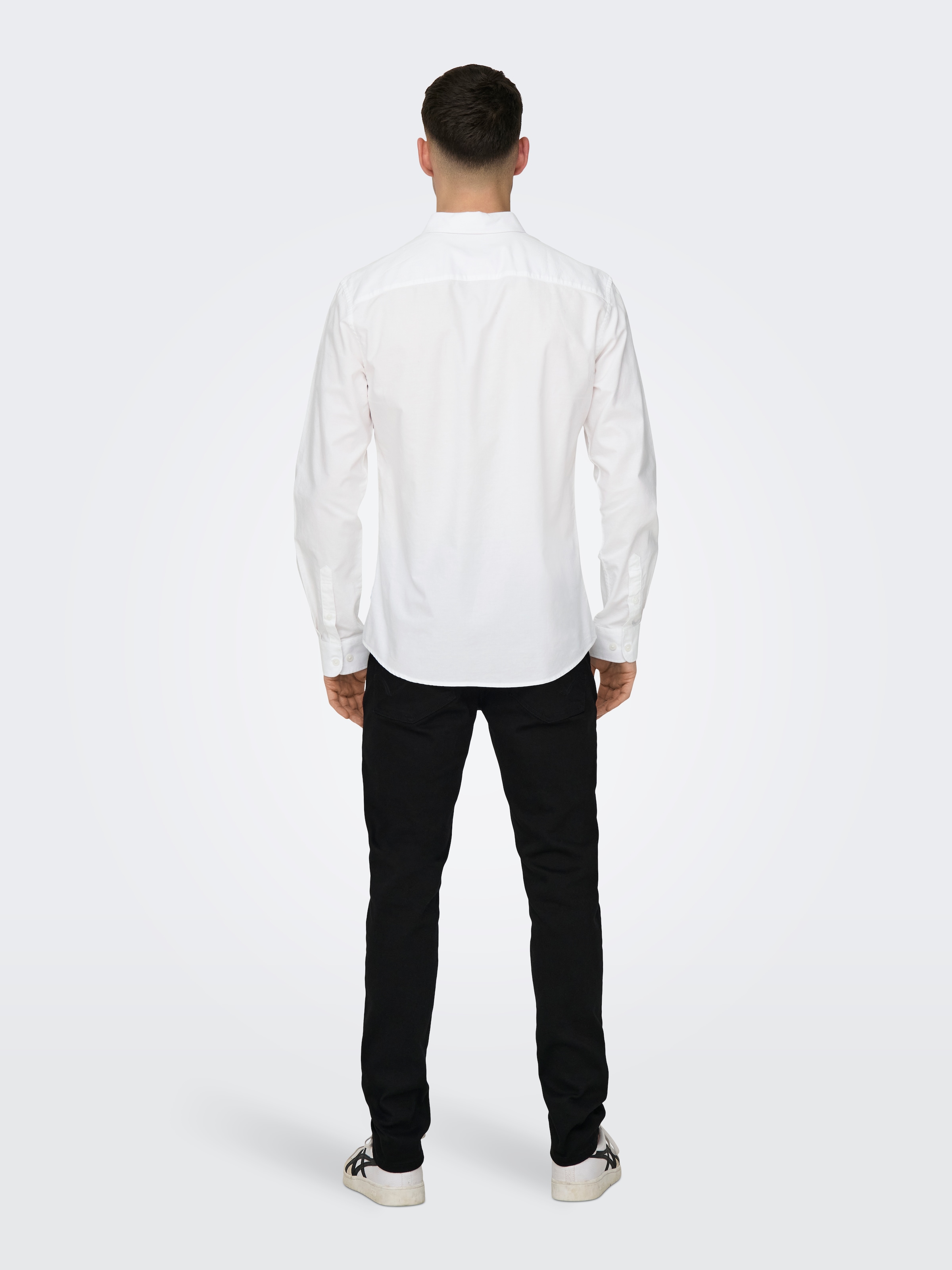 ONLY & SONS Langarmhemd »ONSALVARO SLIM LS OXFORD SHIRT NOOS«
