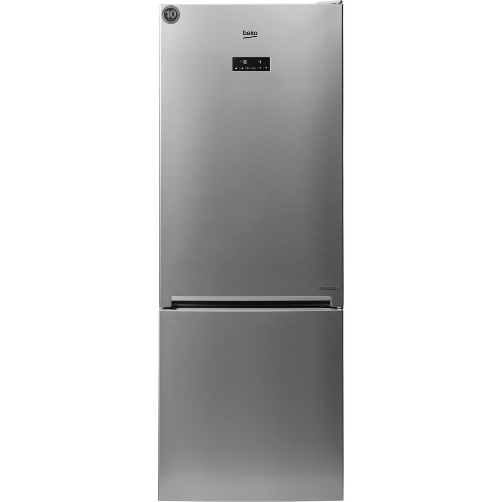 BEKO Kühl-/Gefrierkombination, RCNE560E50ZXPN, 192 cm hoch, 70 cm breit