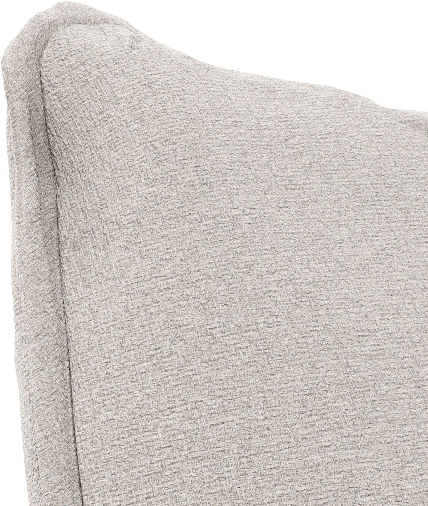 TRENDMANUFAKTUR Ecksofa »Fordon II, Schlafsofa mit Bettkasten, Couch in L-Form, Breite 250 cm« in Struktur LUMOS, 3D-Effekt, sandgrau, Armlehne rechts