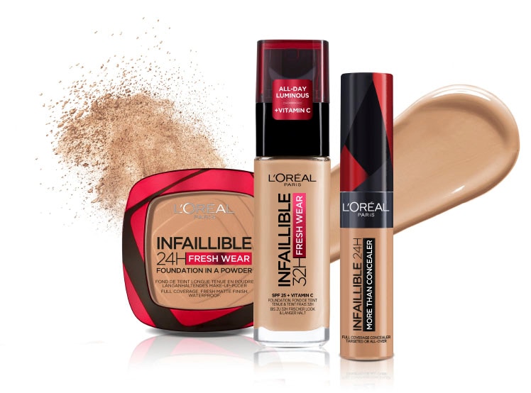 L'ORÉAL PARIS Concealer »INFAILLIBLE 24h MORE THAN CONCEALER« hohe Deckkraft, Alleskönner: Abdecken, Auffrischen, Konturieren