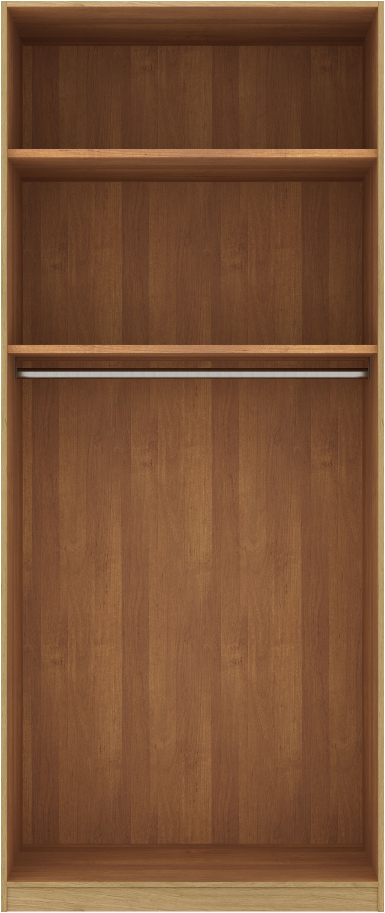Musterring Drehtürenschrank »Savona, Kleiderschrank, Schrank, Garderobe, teilmassiv Eiche«, (mit Türdämpfern, mit Spiegel oder Glas, extra Böden, MADE IN GERMANY), Türen in Bianco-Eiche massiv, Spiegel-/Glastüren, verschiedene Größen