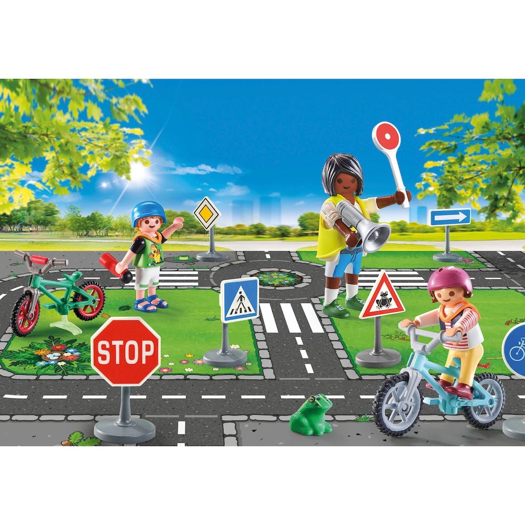 Playmobil® Konstruktions-Spielset »Fahrradparcours (71332), City Life«, (34 St.), Made in Europe