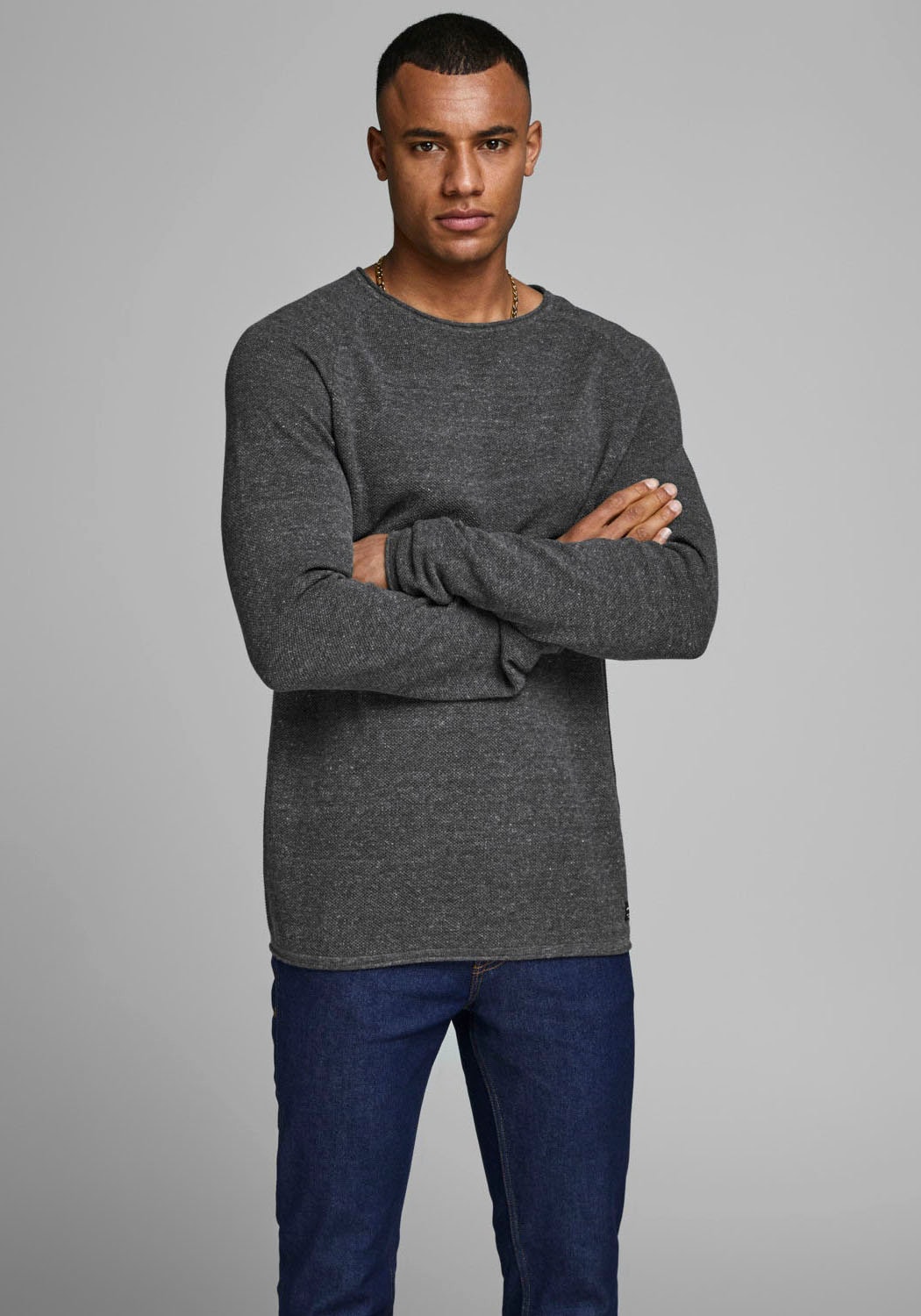 Jack & Jones Rundhalspullover »HILL KNIT«