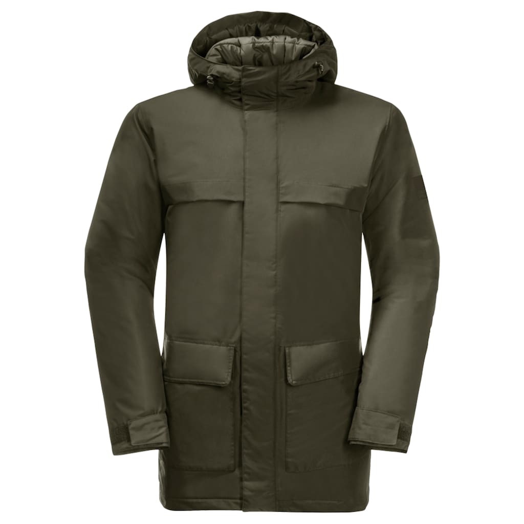 Jack Wolfskin Funktionsparka »WINTERLAGER PARKA M«, mit Kapuze