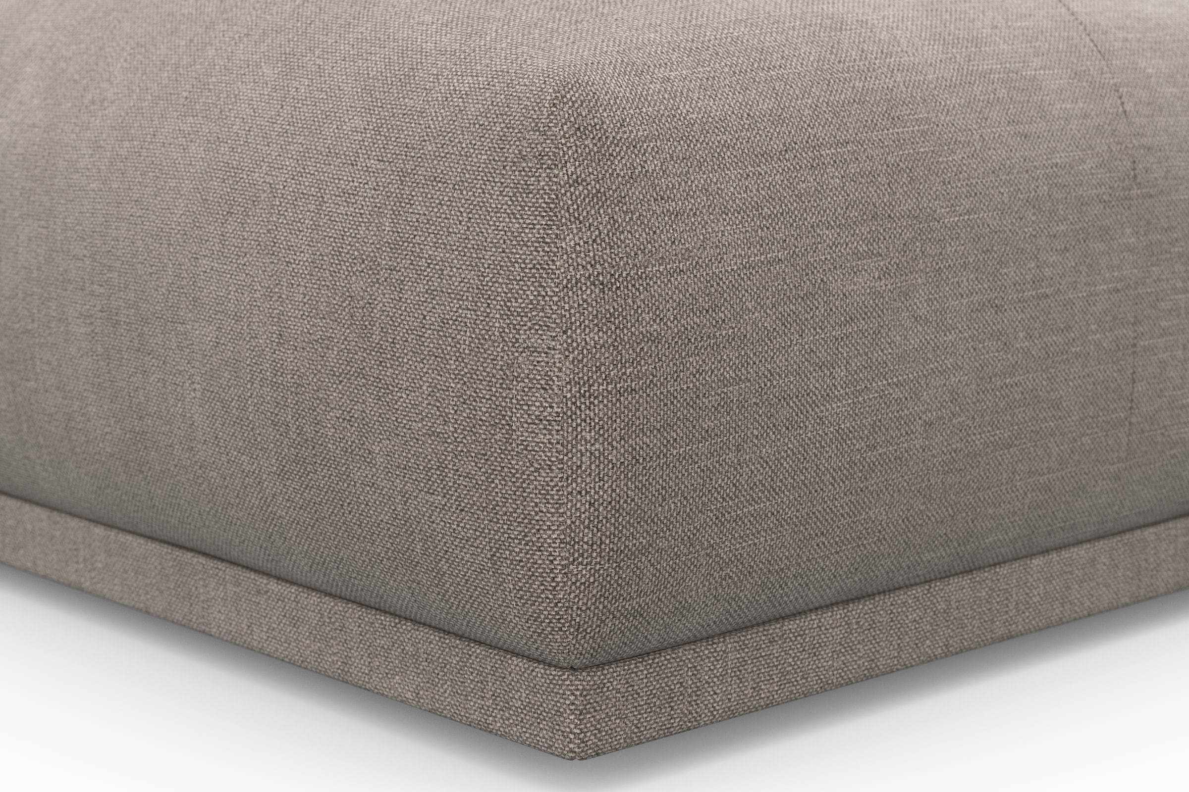 TRENDMANUFAKTUR Hocker »Braga, mit hochwertigem Kaltschaum, quadratisch, in Cord erhältlich«, (1 St.), moderner Polsterhocker, 85/42/85 cm (B/H/T)