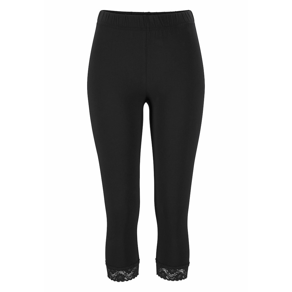 Boysen's Leggings, (Packung, 2er-Pack), mit Spitze