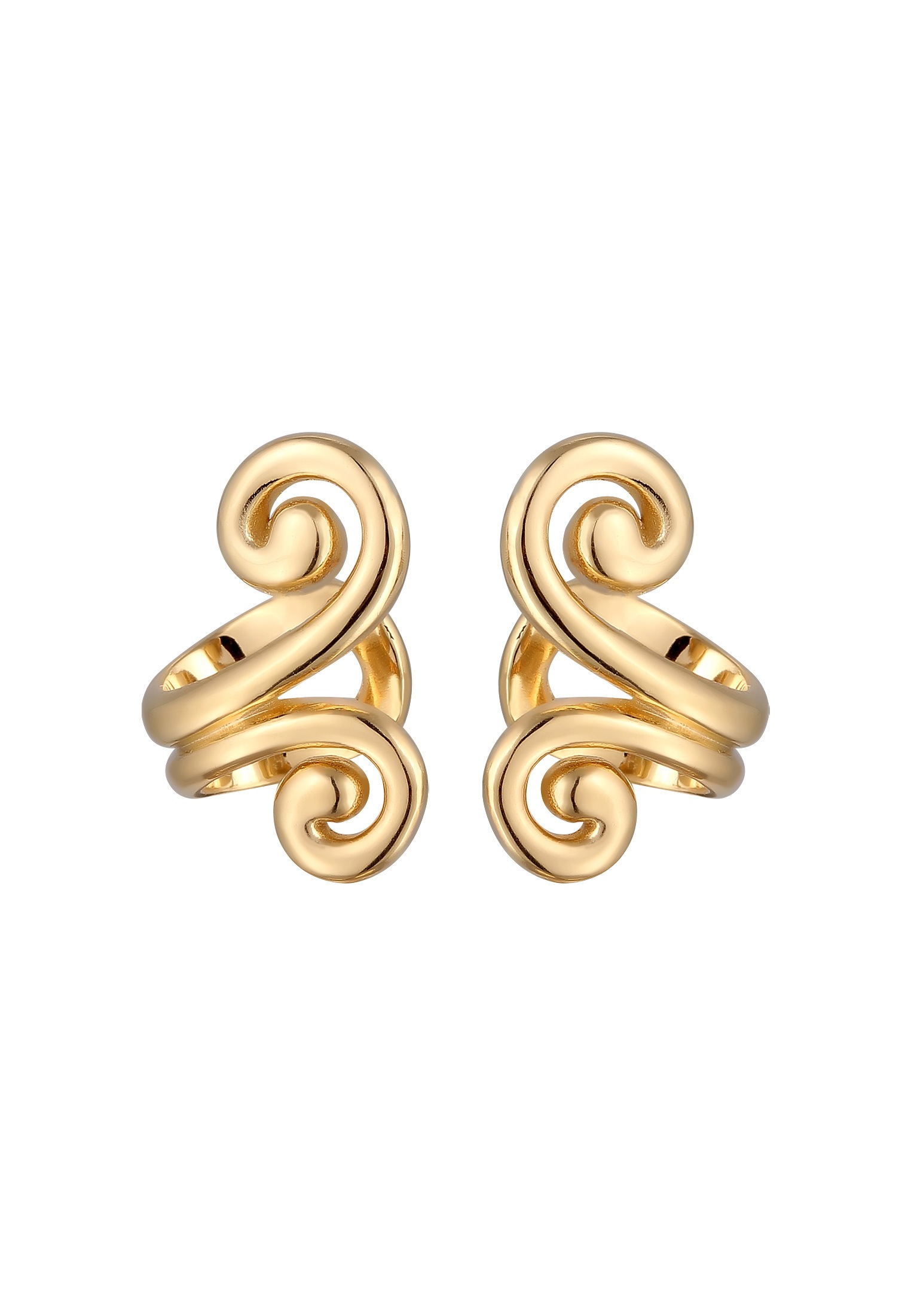 Elli Paar Ohrklemmen »Ohrringe Earcuff Spirale 925 Sterling Silber«