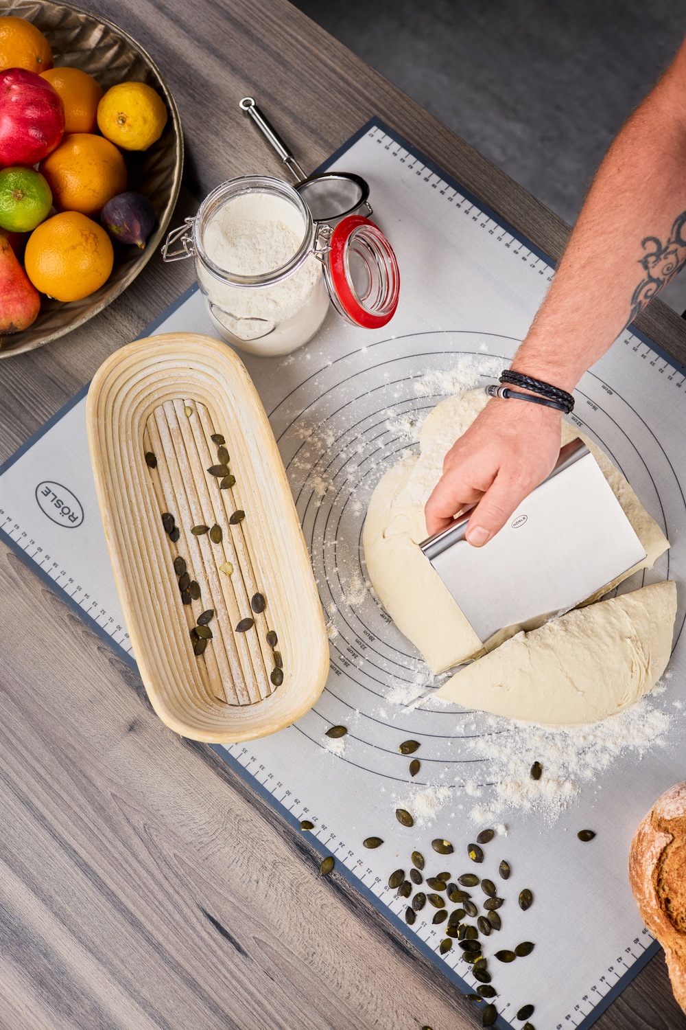 RÖSLE Küchenspachtel, Backspachtel in Profi-Qualität, Edelstahl 18/10, spülmaschinengeeignet