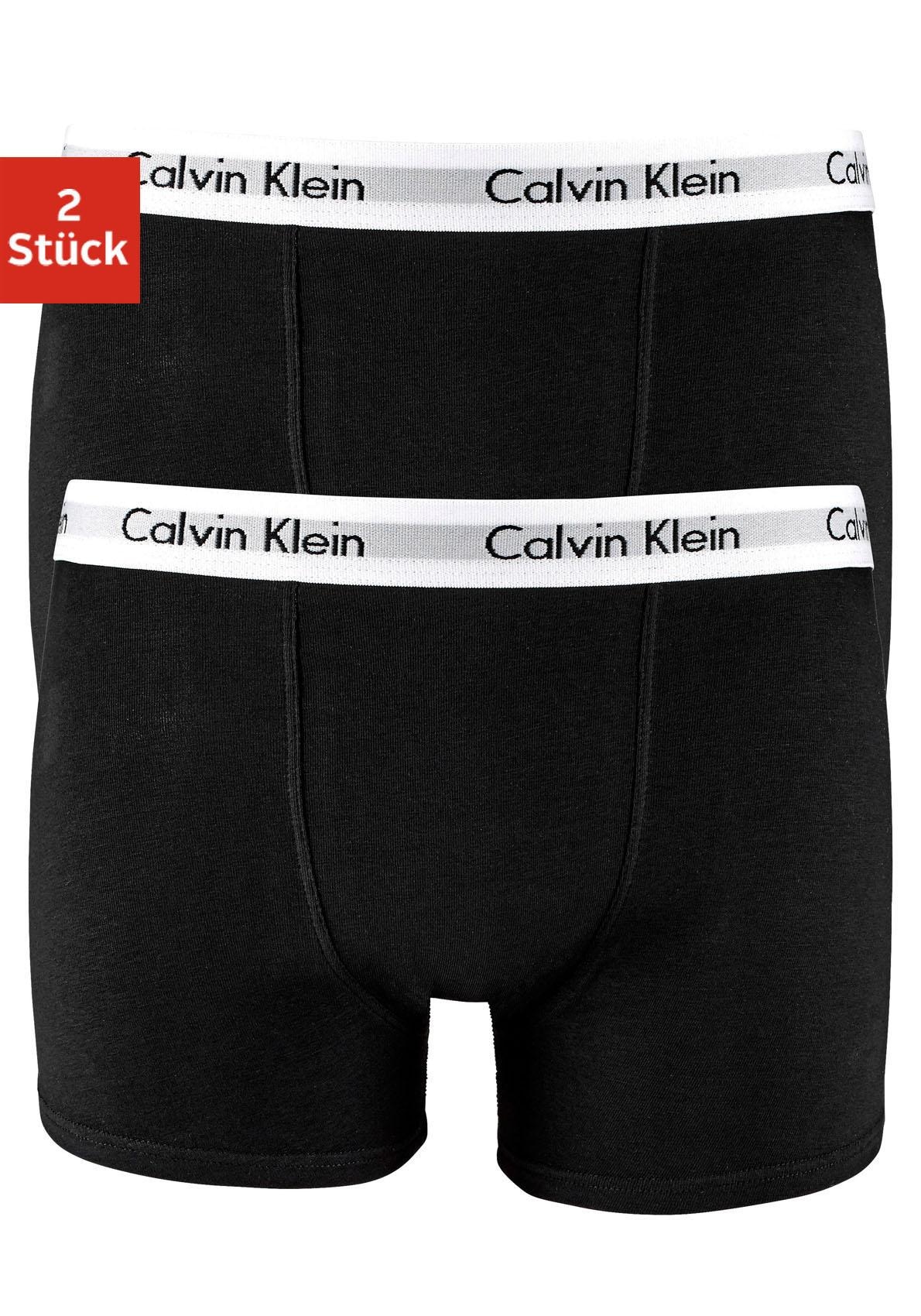 Calvin Klein Underwear Boxer, (Packung, 2 St.), Kinder Kids Junior MiniMe,mit CK Logo auf dem Bund