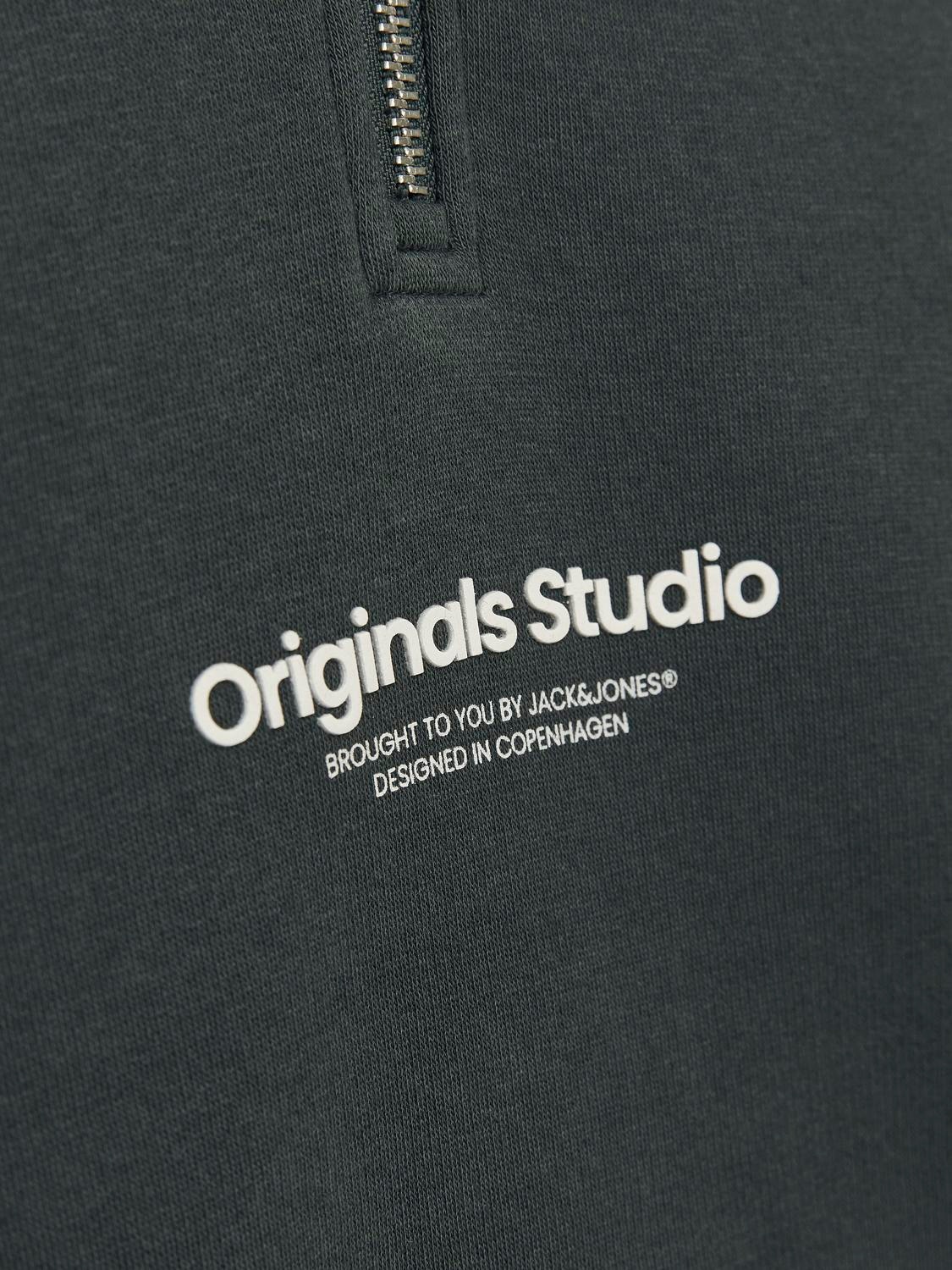 Jack & Jones Sweatshirt »JORVESTERBRO SWEAT QUARTER ZIP HN NOOS«, im Troyer-Look