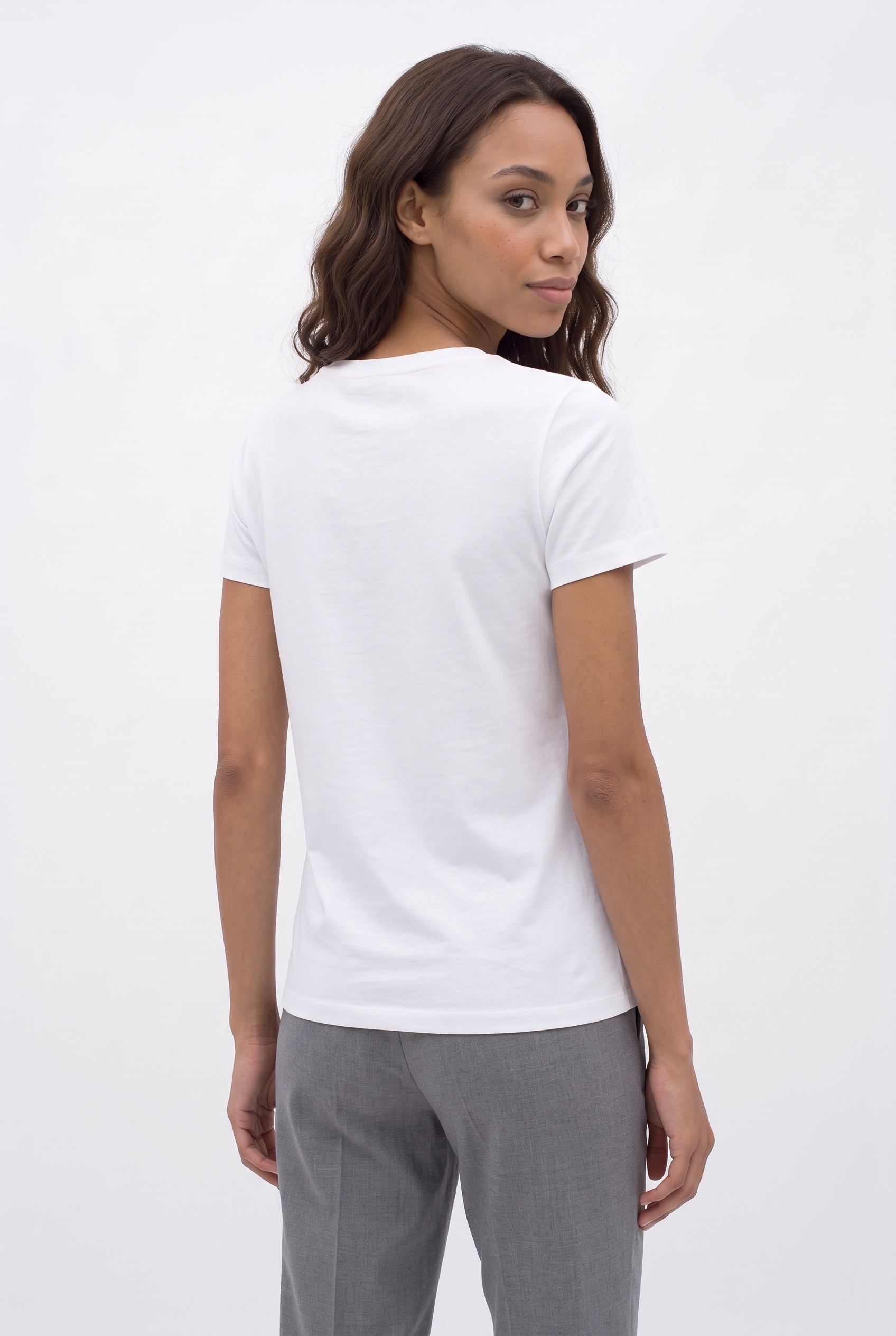 BOSS ORANGE T-Shirt »Elove Premium Damenmode« in Baumwollqualität, Slim Fit