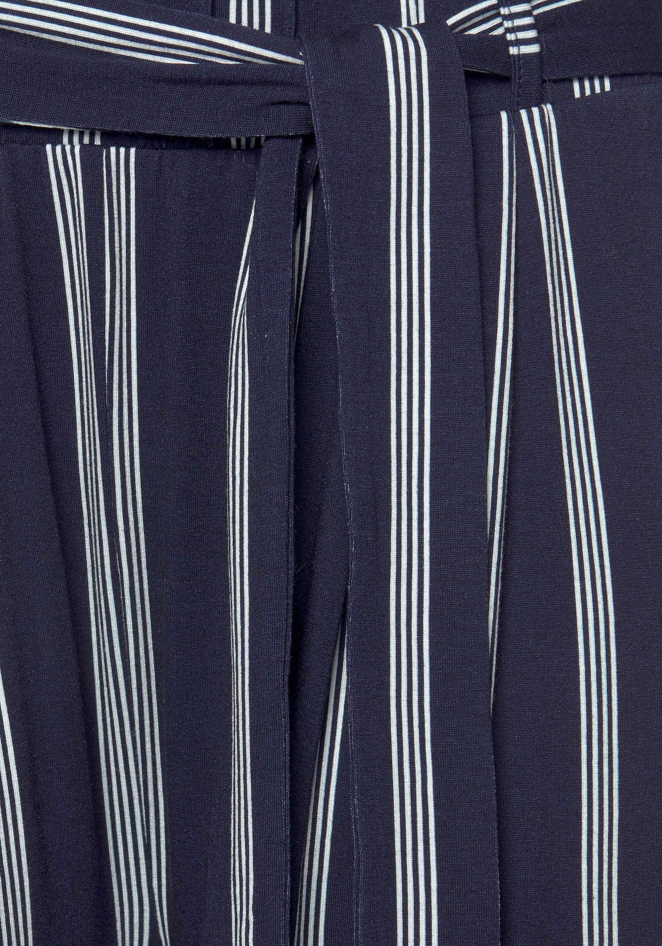 LASCANA Culotte, (mit Bindegürtel), in Paperbag-Form, luftige Jerseyhose, casual