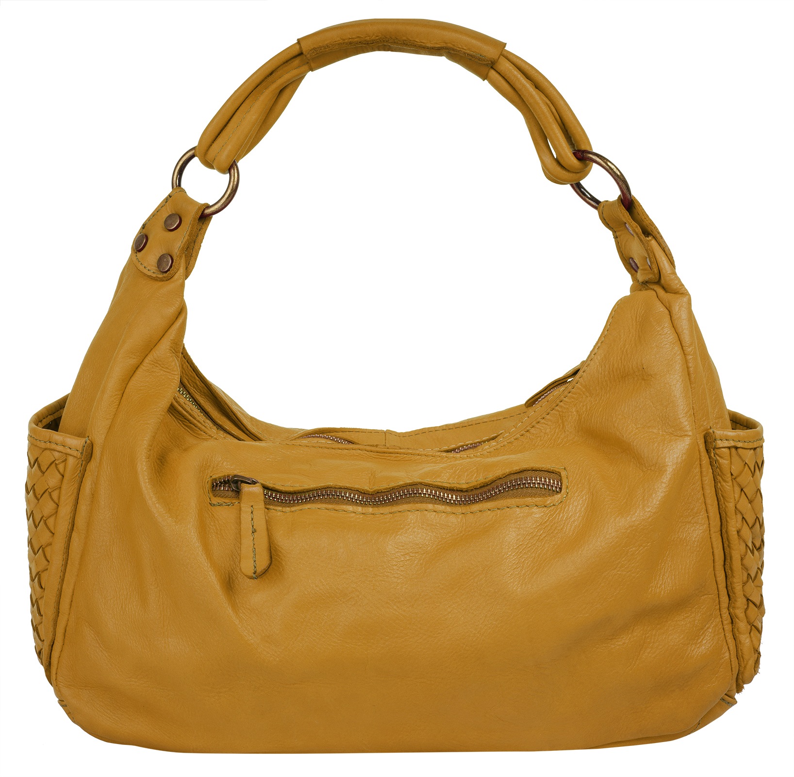 Samantha Look Henkeltasche, echt Leder, Made in Italy