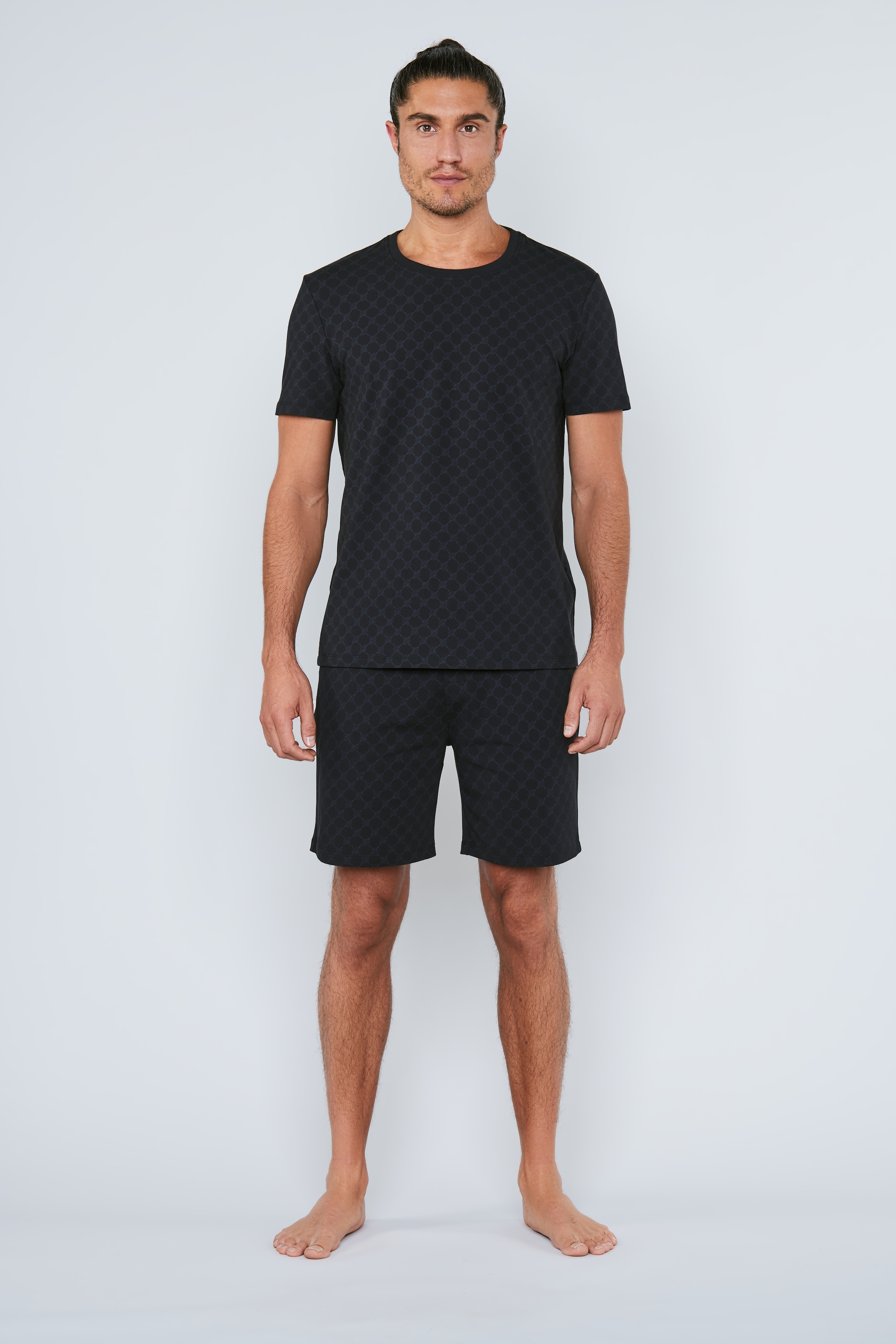 JOOP! T-Shirt »Leisure« mit Cornflower-Alloverprint, Regular Fit, kurzärmelig