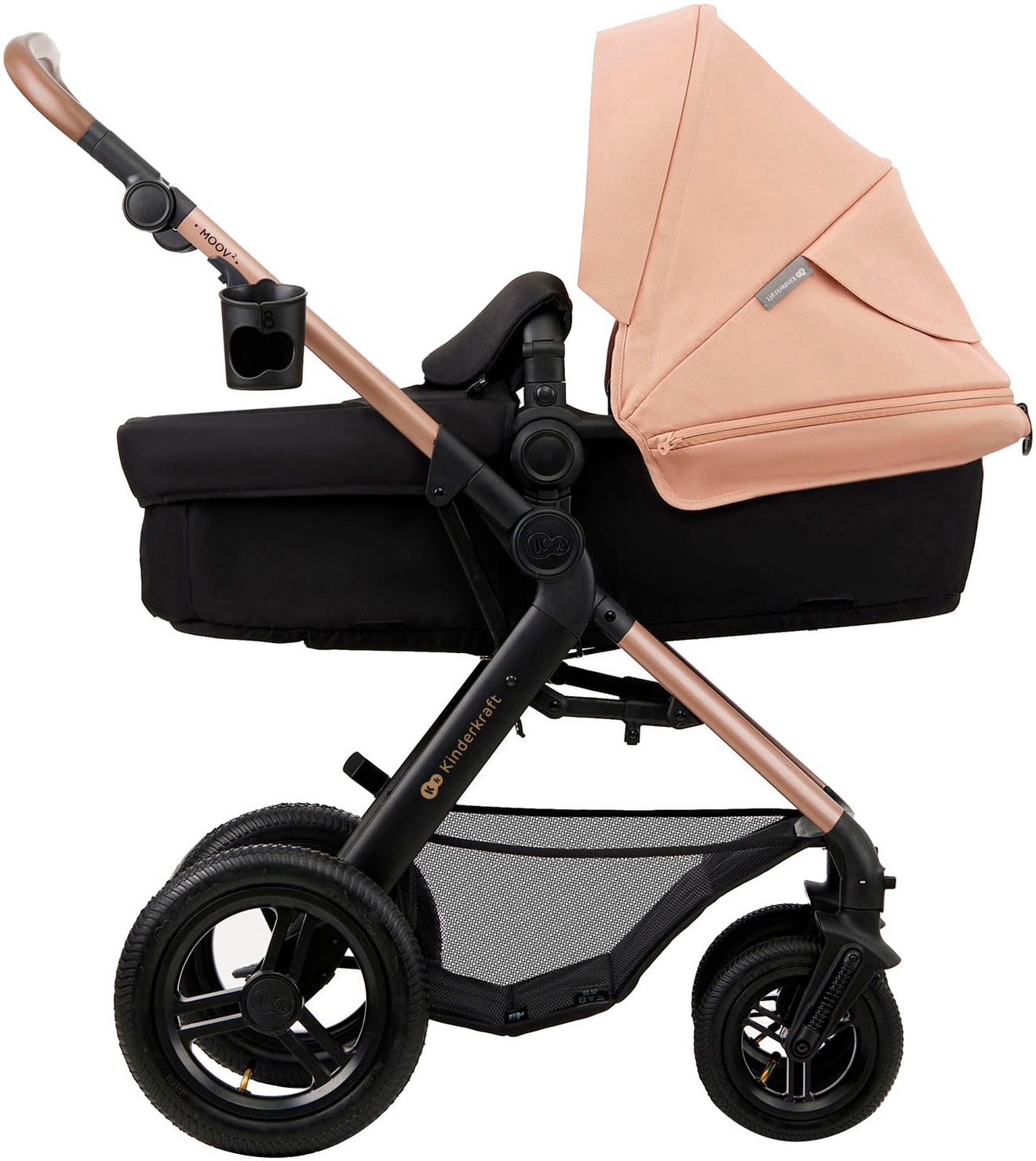 Kinderkraft Kombi-Kinderwagen »MOOV 2 4in1 AIR«, 27 kg, mit Luftreifen