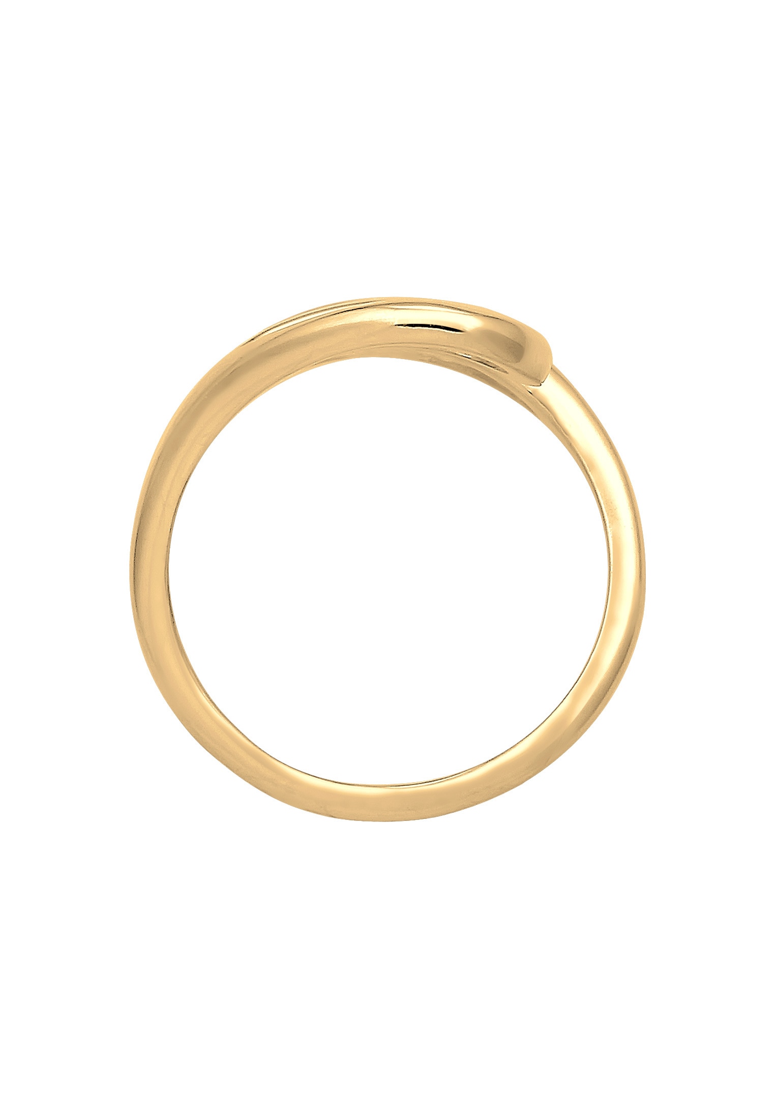 Elli Silberring »Ring Tropfen Offen Verstellbar 925 Sterling Silber«