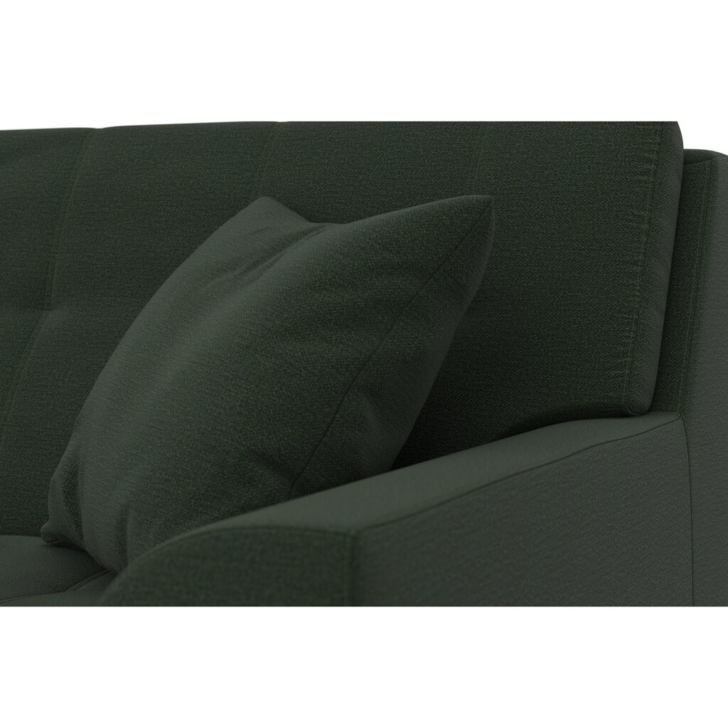 DOMO collection Ecksofa »Treviso viele Bezüge, auch in Cord, Schlafsofa, B/T/H: 267/80/83 cm«, wahlweise mit Bettfunktion, incl. Zierkissen, hochwertige Steppung