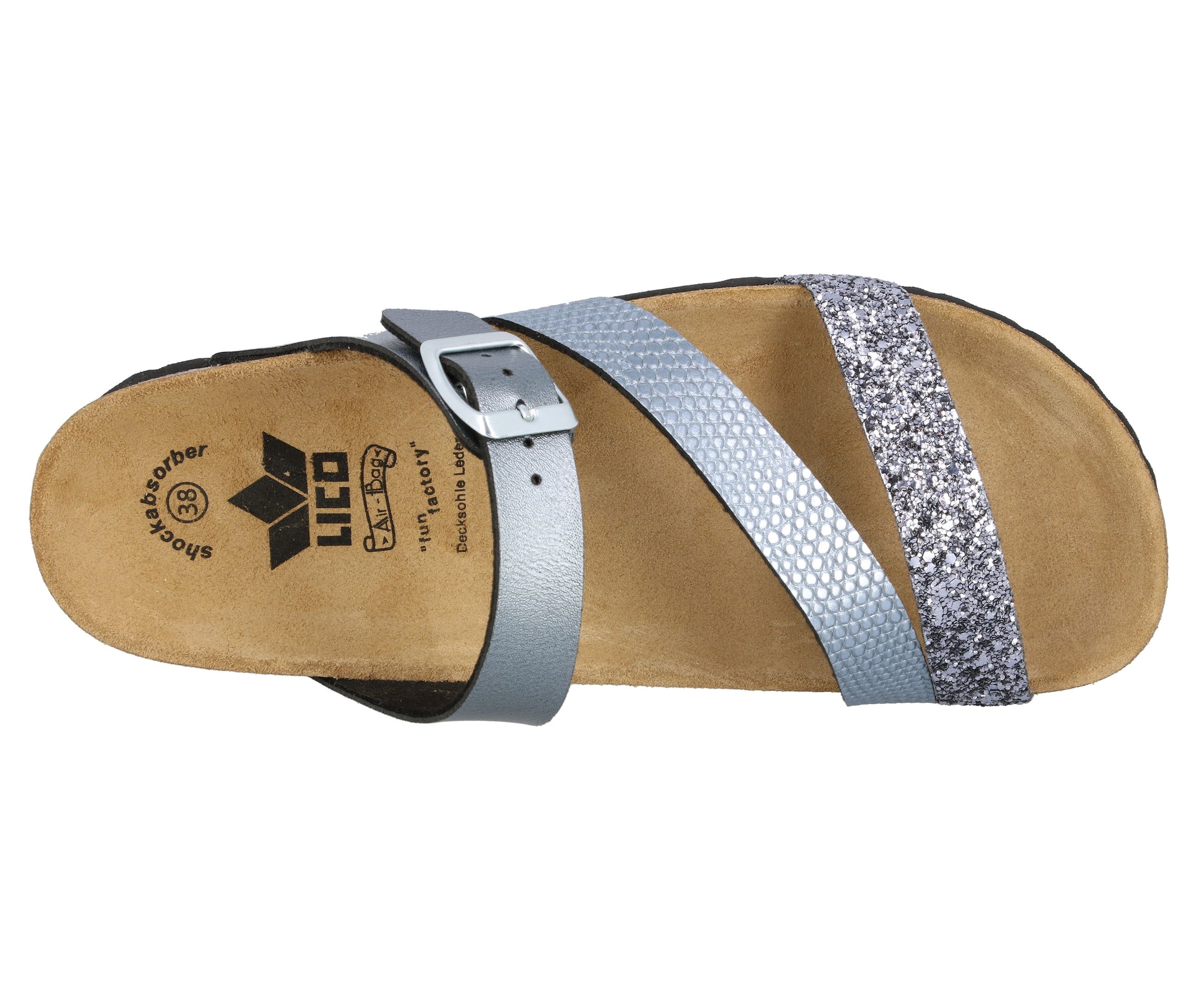 Lico Pantolette »Pantolette Natural Glitter«