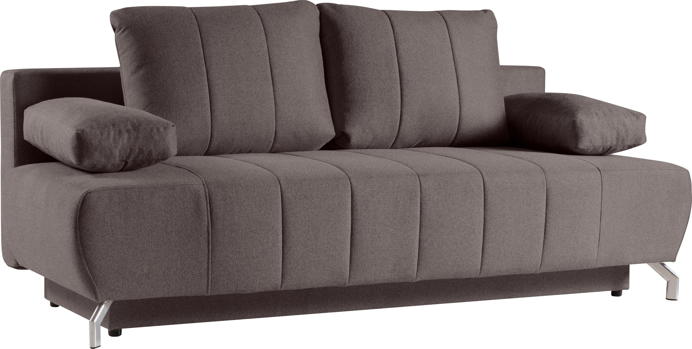 WERK2 Schlafsofa »Troya«, 2-Sitzer Sofa und Schlafcouch mit Federkern & Bettkasten