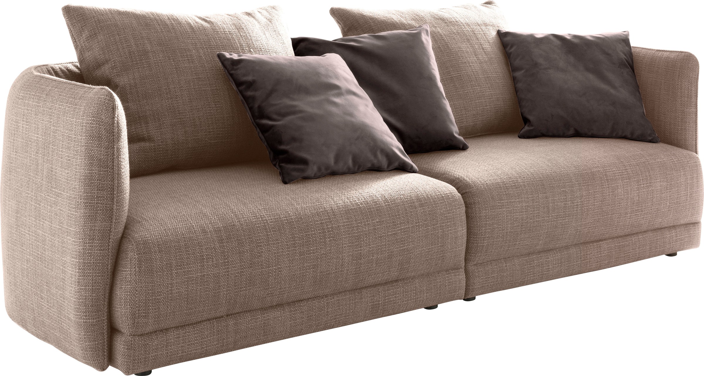 Big-Sofa »New York, Design trifft hohen Sitzkomfort,«, Breite 253 cm, mit schmaler...