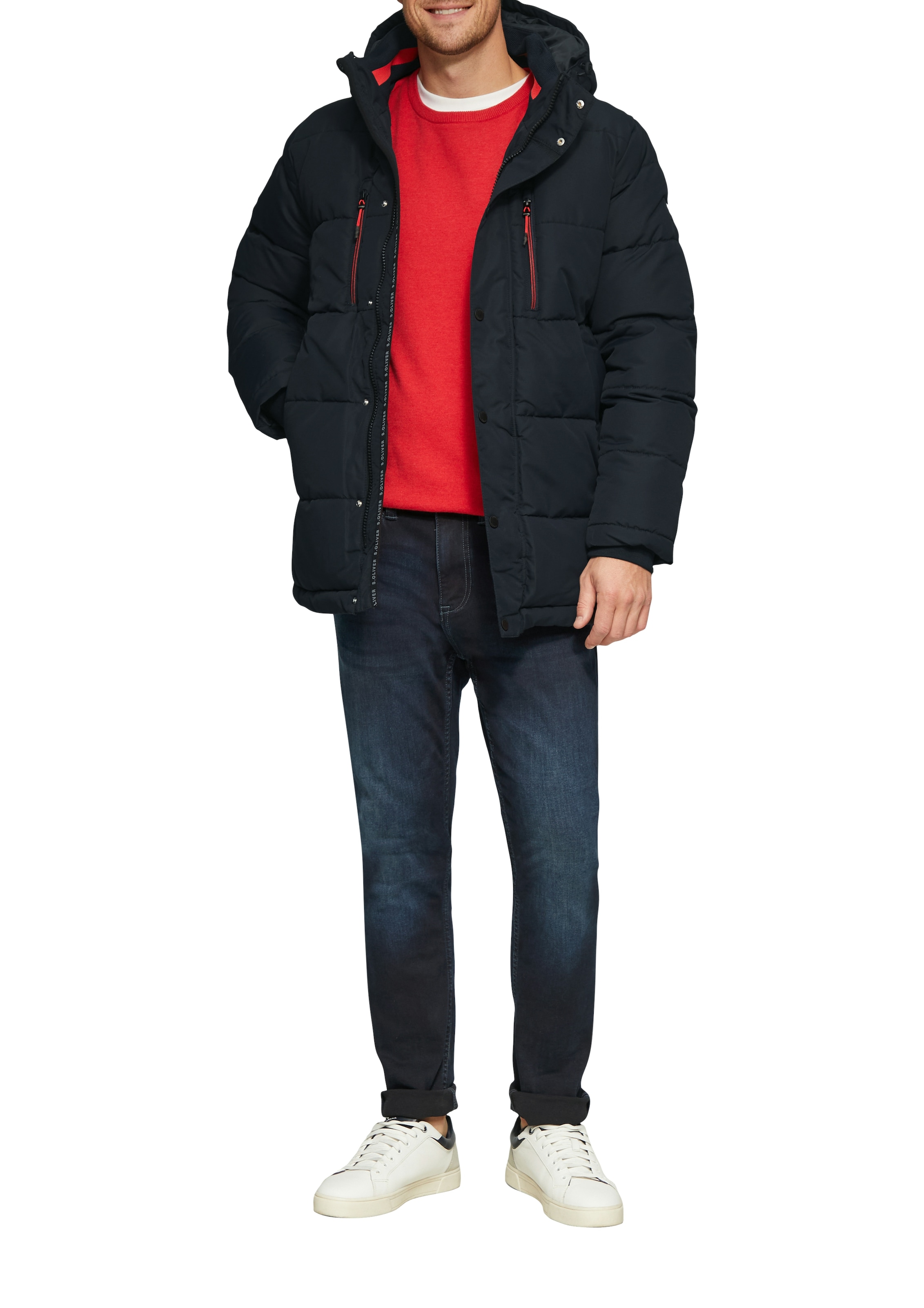 s.Oliver Steppjacke, mit Kapuze, mit Kapuze