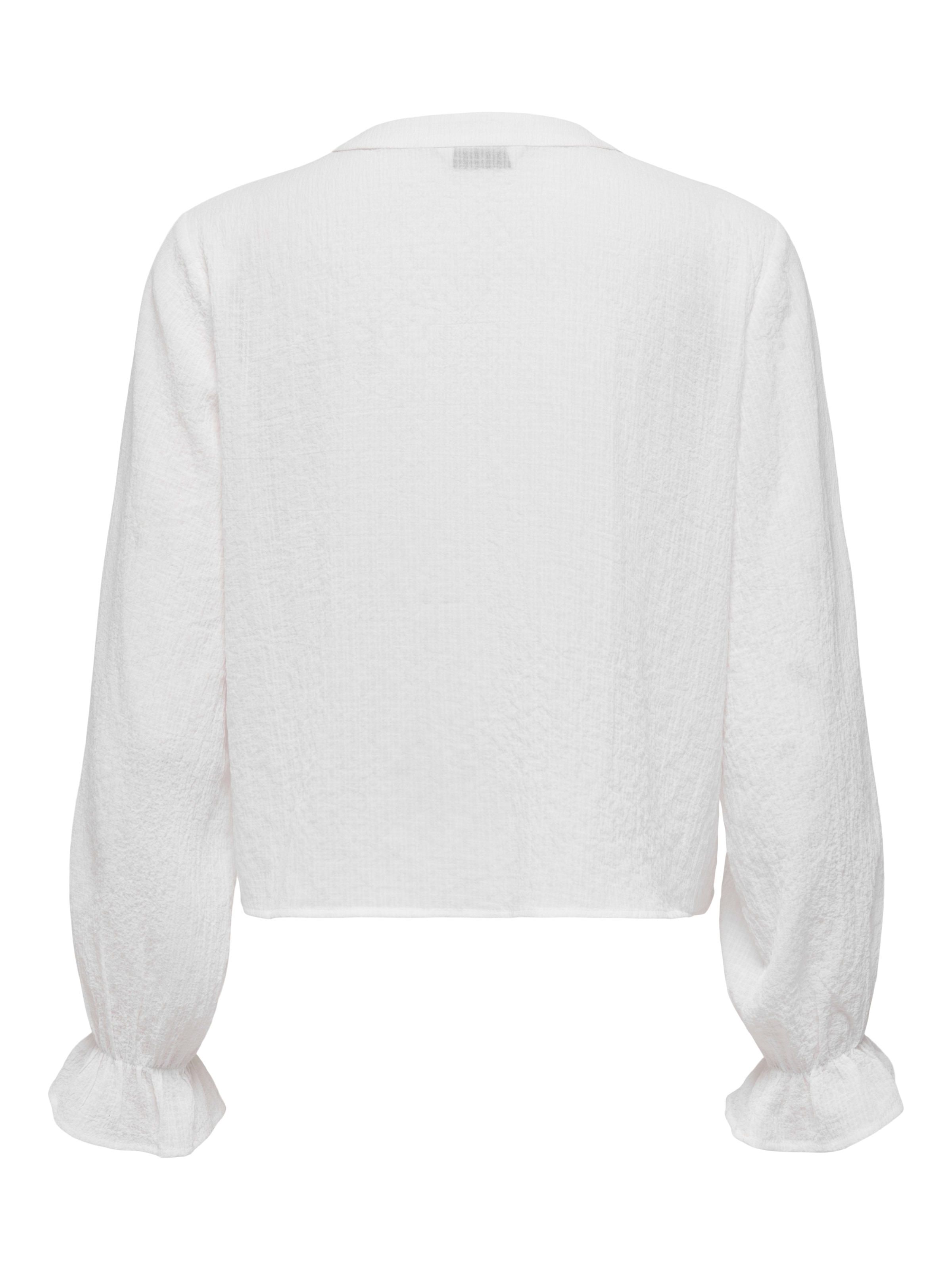 ONLY Langarmbluse »ONLVICKY LIFE L/S EMB TOP WVN NOOS«