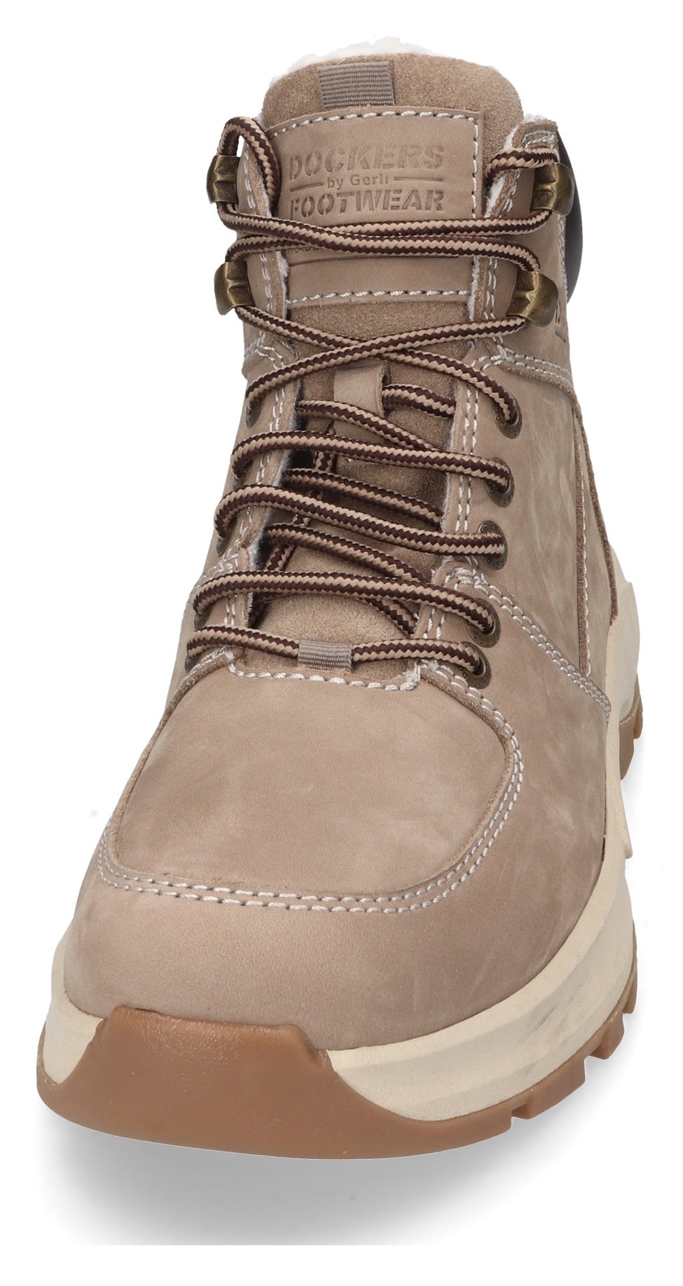Dockers by Gerli Winterstiefel, High Top Sneaker, Schnürboots mit weich gepolstertem Schaftrand