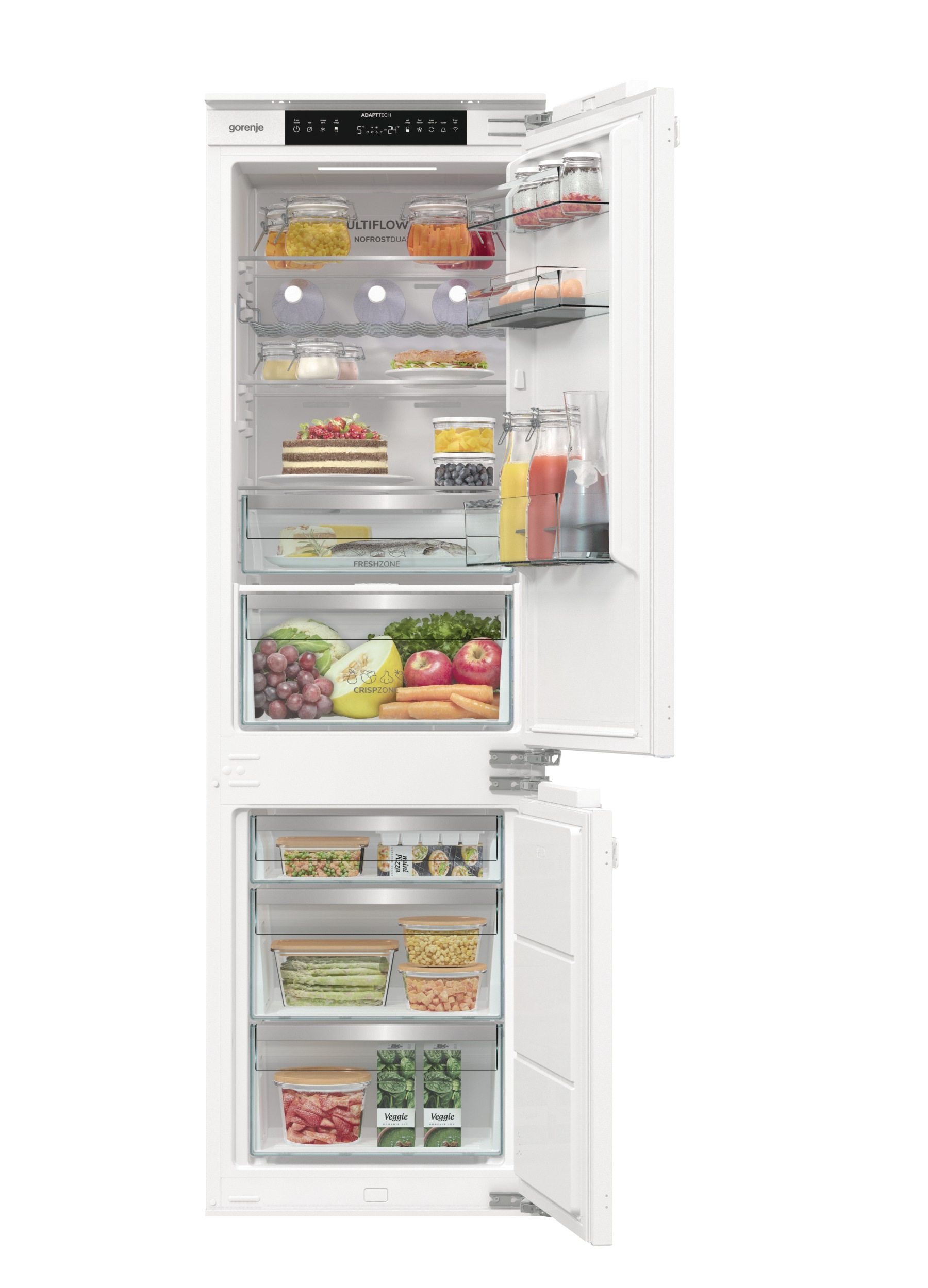 GORENJE Einbaukühlgefrierkombination »NRKI517C62WF«