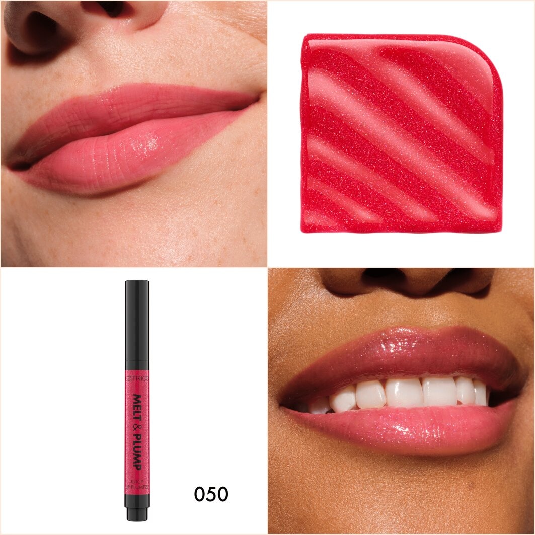 Catrice Lippenbalsam »Melt & Plump Juicy Lip Plumper«, (Set, 3 tlg.)