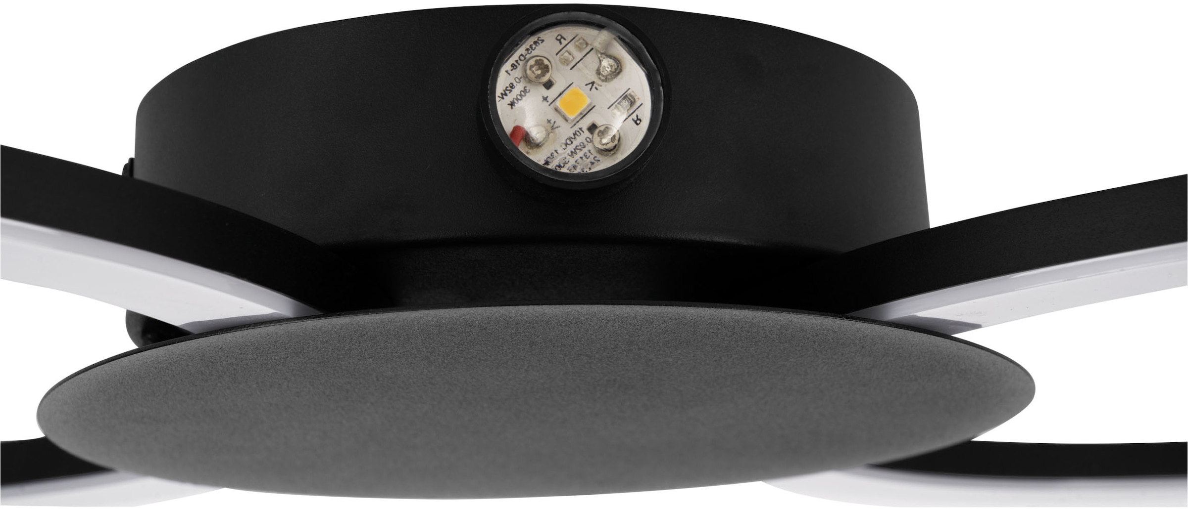 EGLO LED Deckenleuchte »VENTICELLO 1 Deckenlampe - Alu - LED;LED - 20W;0,91W - IP20« LED-Modul 1 Stk. Warmweiß Wohzimmerlampe, Esszimmerlampe, Flur, Schlafzimmer, L66 x B30 x H5 cm