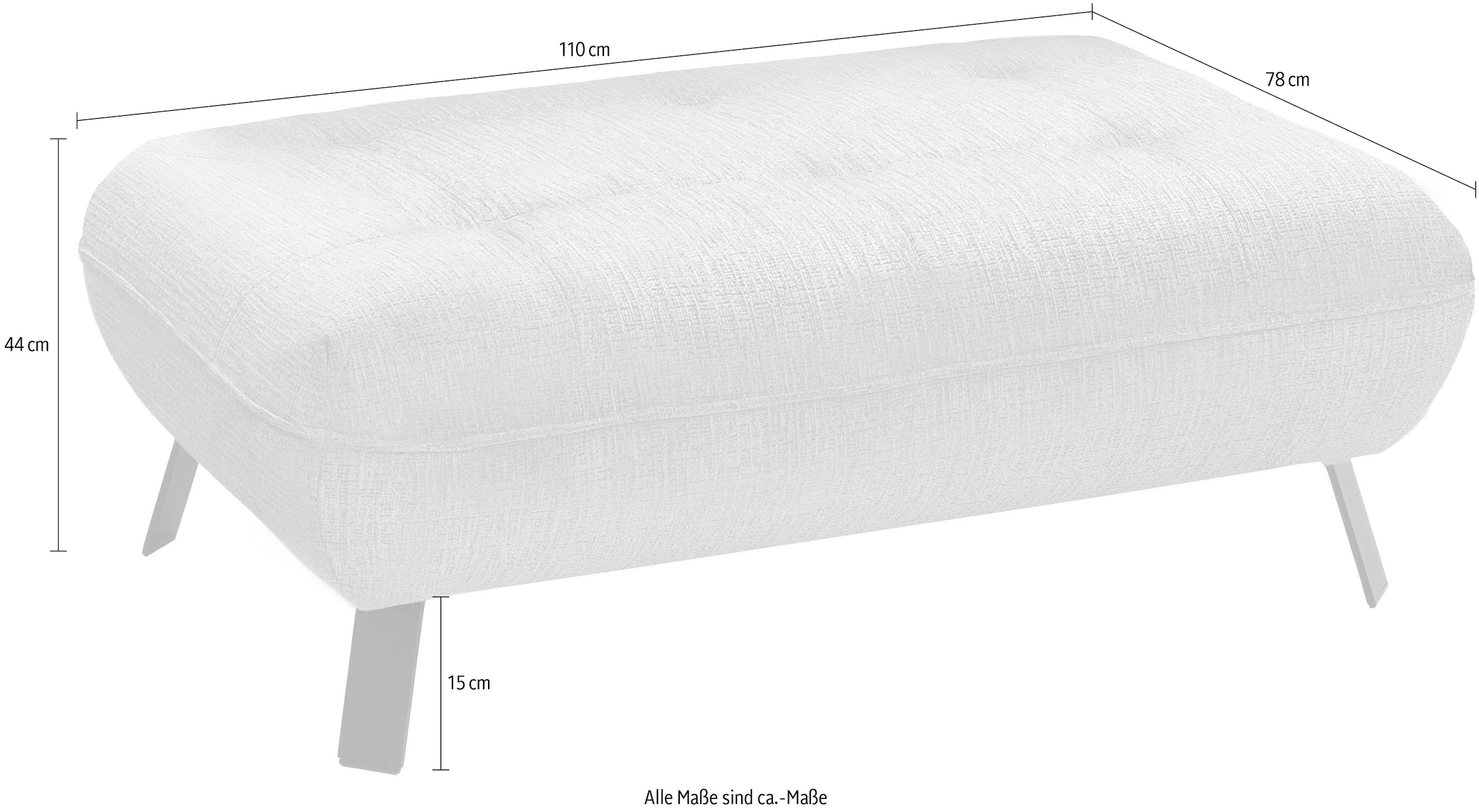 exxpo - sofa fashion Hocker bequem und modern